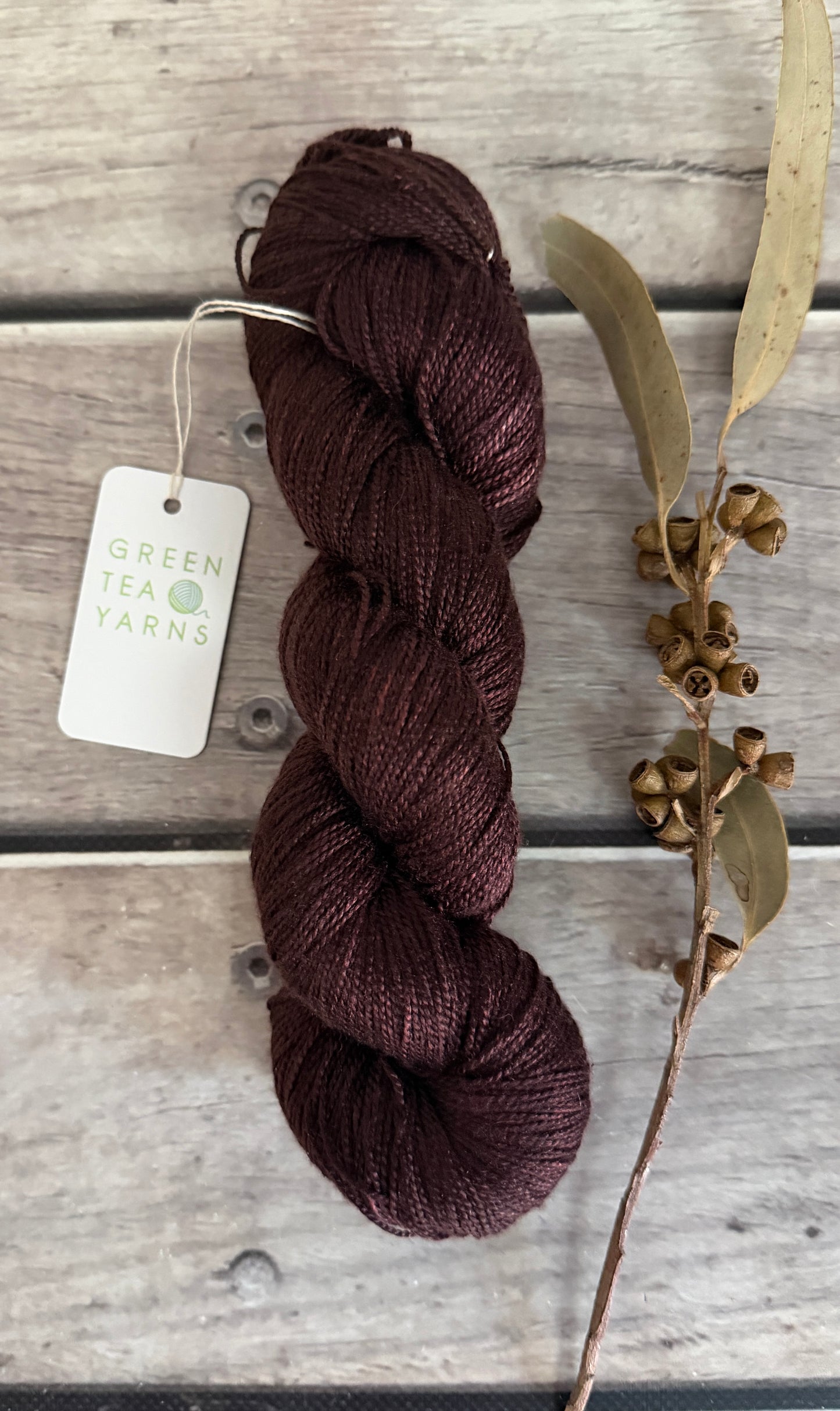 Paperbark ooak - 4 ply pure silk yarn - Ginseng f