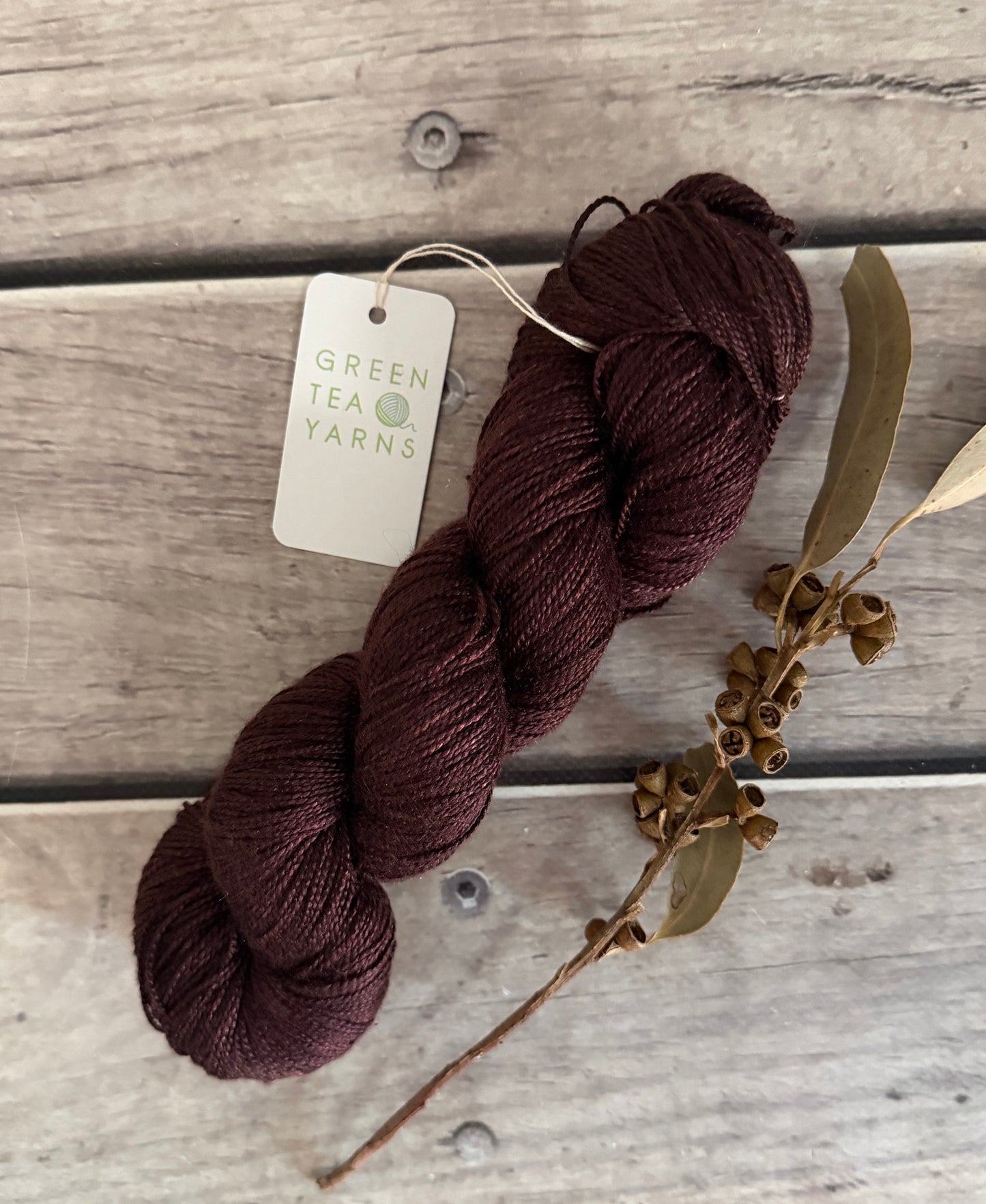 Paperbark ooak - 4 ply pure silk yarn - Ginseng f