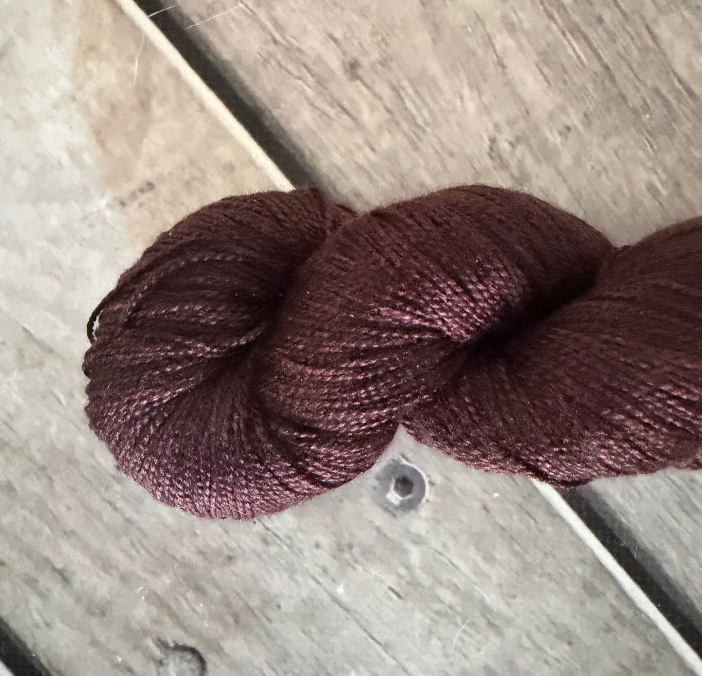 Paperbark ooak - 4 ply pure silk yarn - Ginseng f