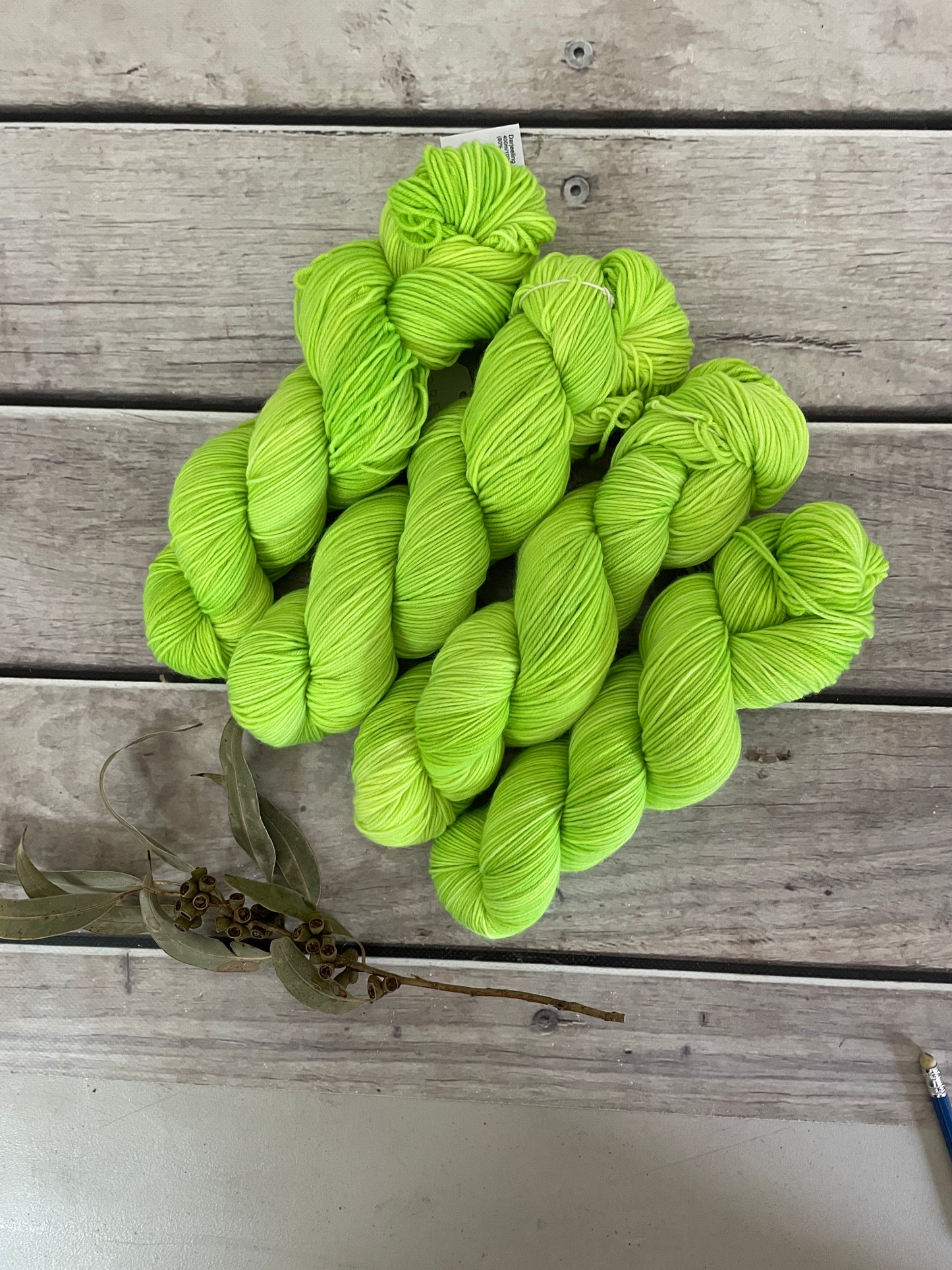 Aurora #5 - sock yarn in merino and nylon - Darjeeling