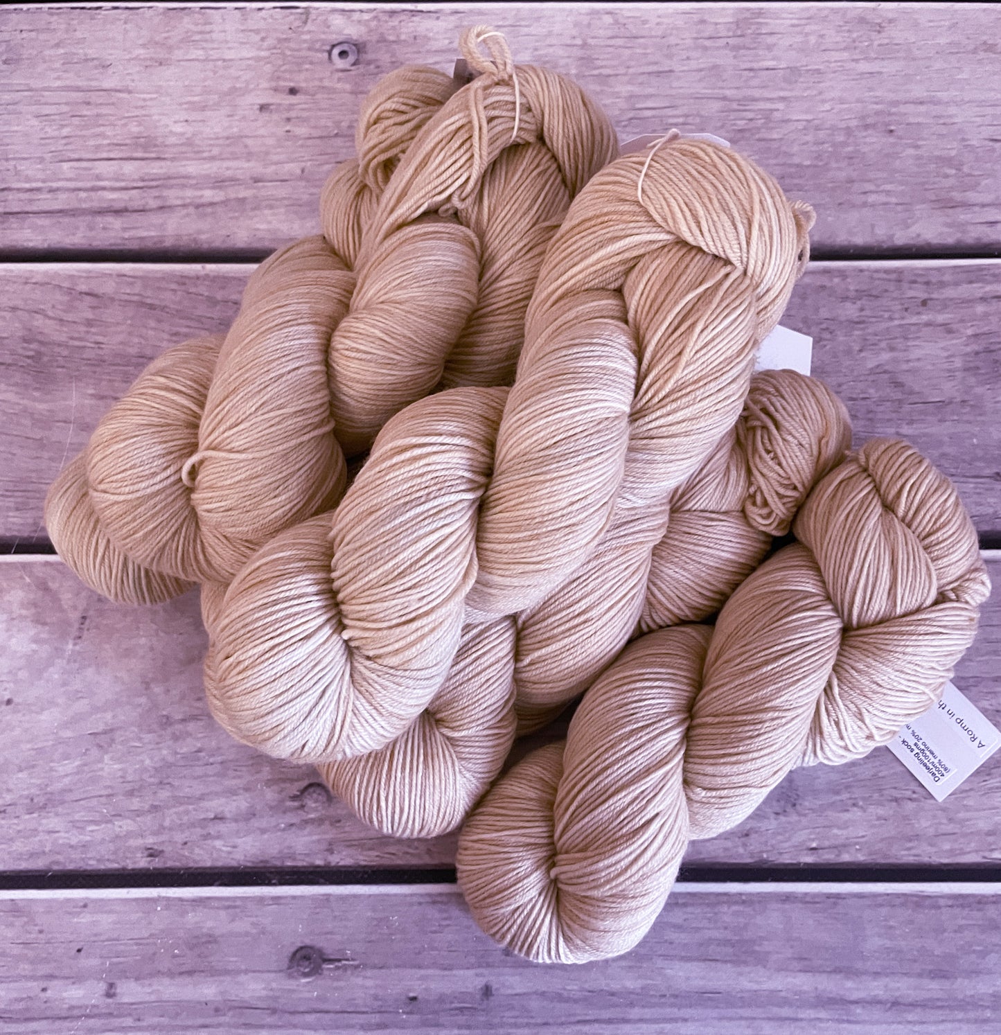 A Romp in the Hay - merino/ nylon sock yarn - Darjeeling