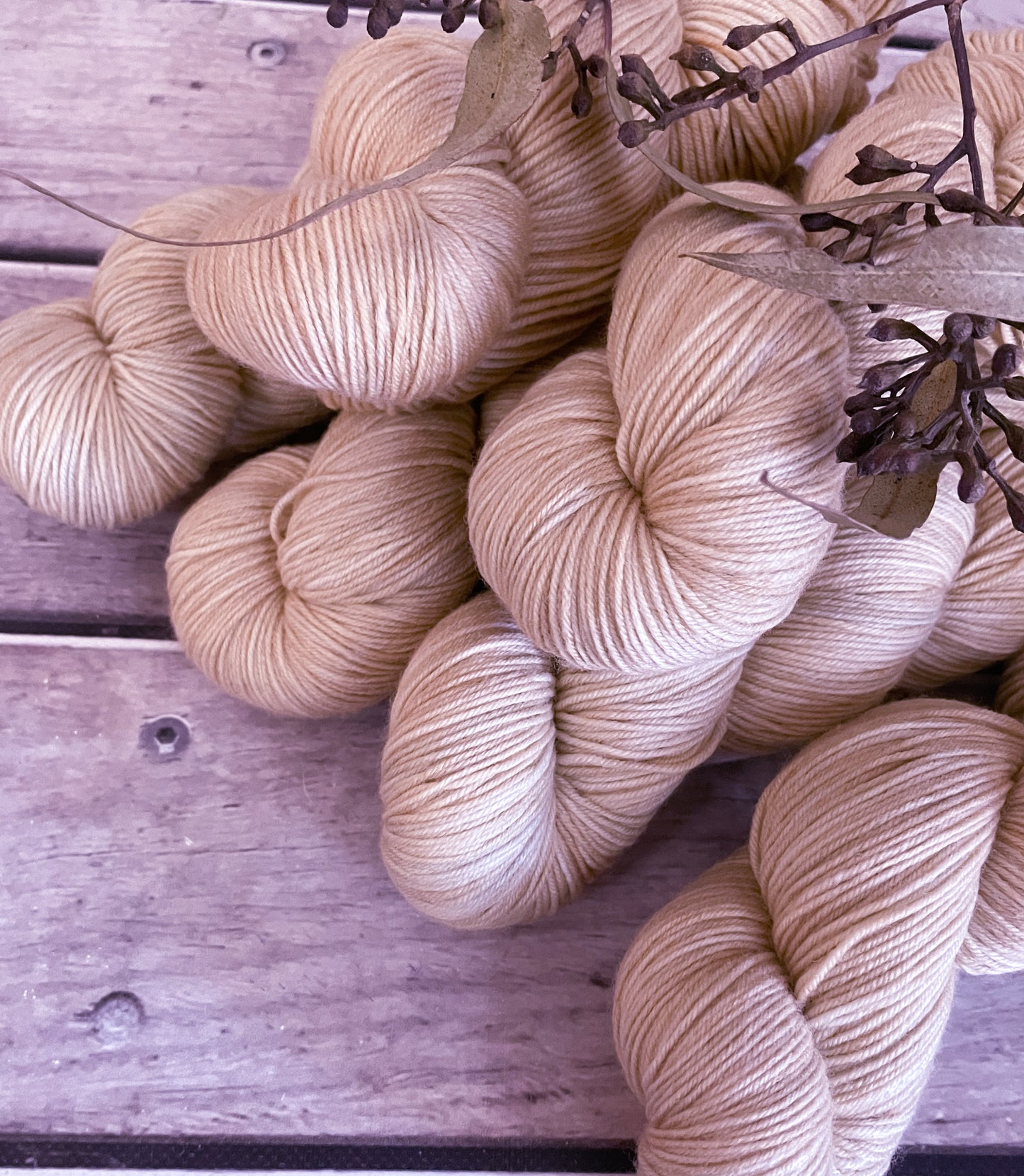 A Romp in the Hay - merino/ nylon sock yarn - Darjeeling