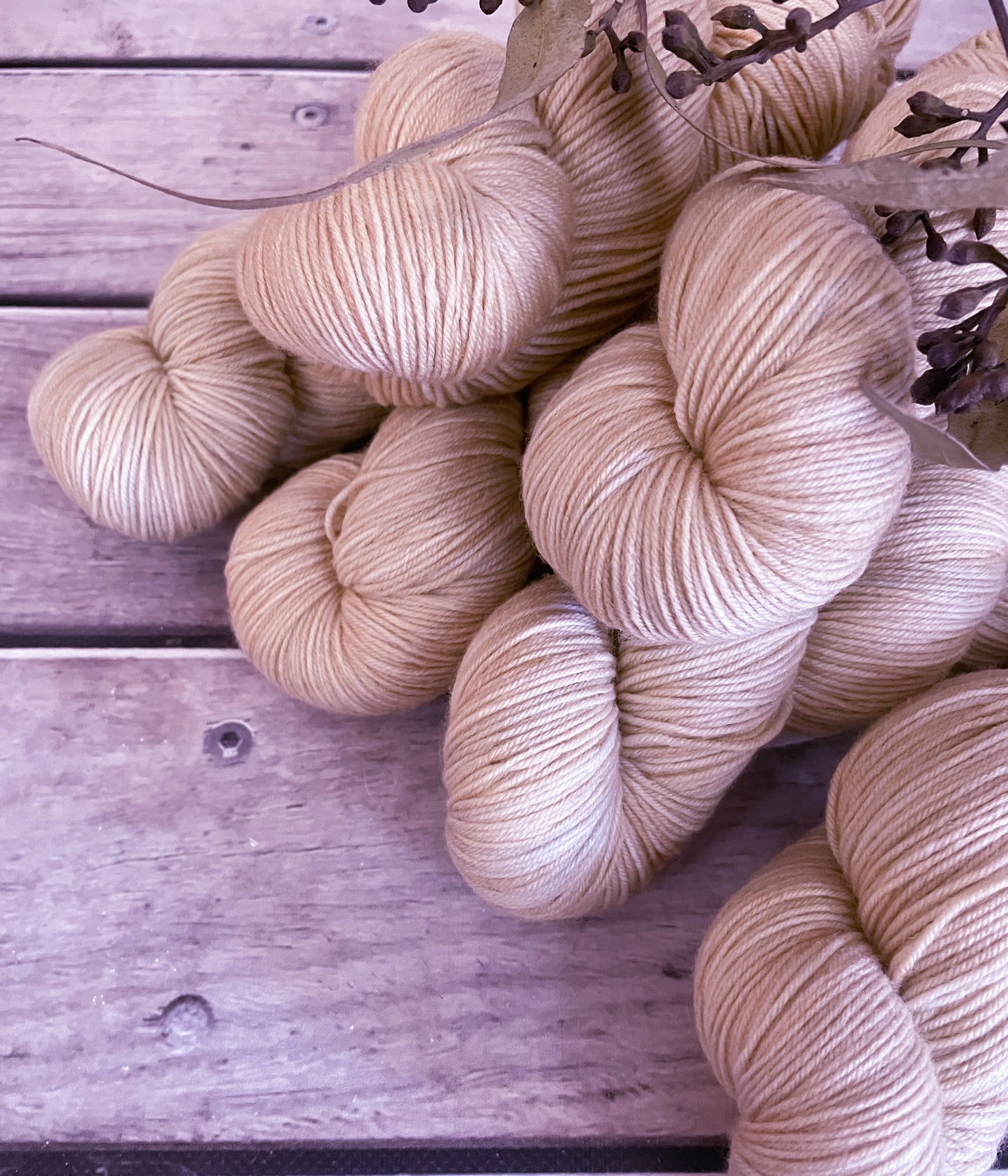 A Romp in the Hay - merino/ nylon sock yarn - Darjeeling