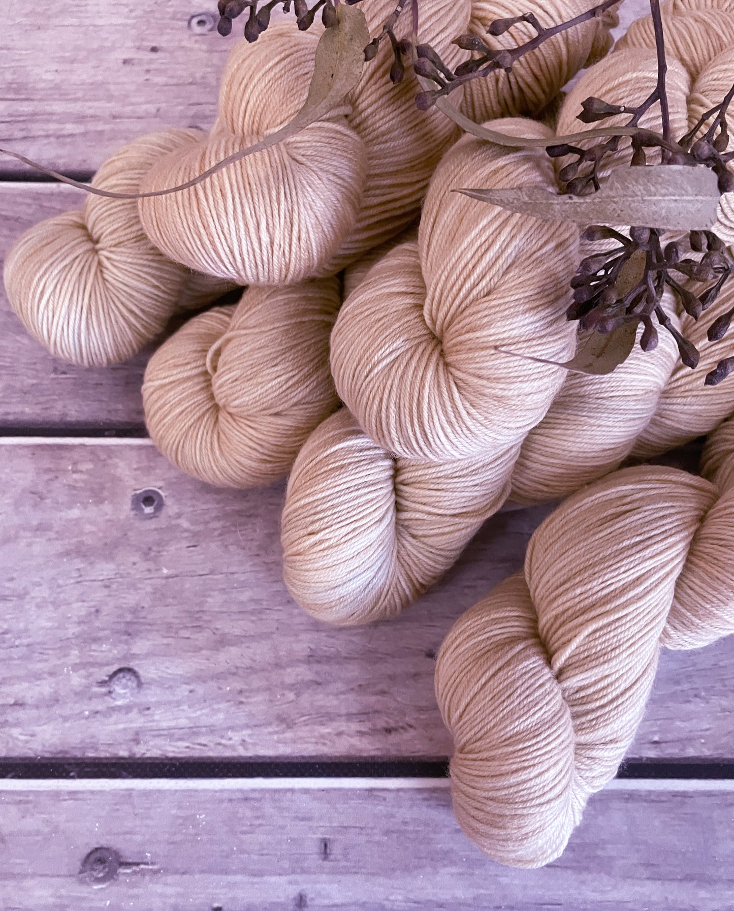 A Romp in the Hay - merino/ nylon sock yarn - Darjeeling