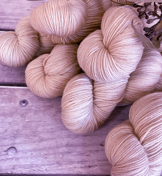 A Romp in the Hay - sock yarn in merino and nylon - Darjeeling