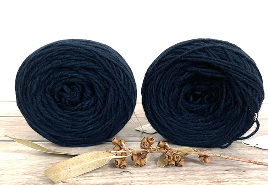 Midnight - merino/possom - Kawa Kawa 8ply