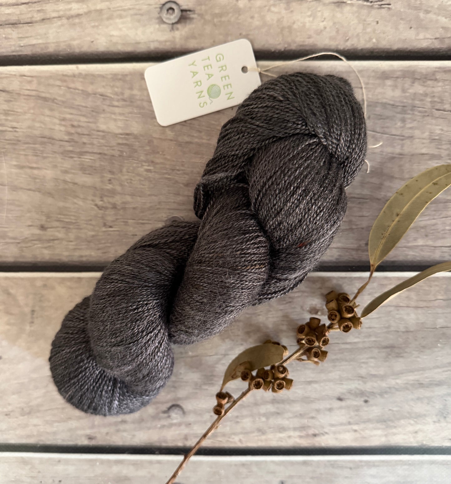 Cinder Path ooak - Merino/silk - 3 Ply - Jasmine 3