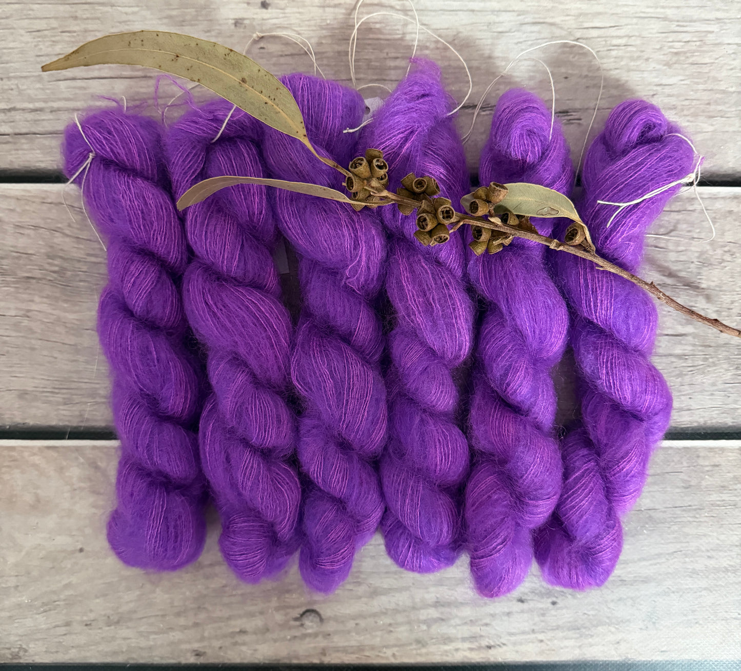 N. Rainbow #21 - 2 ply Silk / Mohair - Shui Yun (20g)