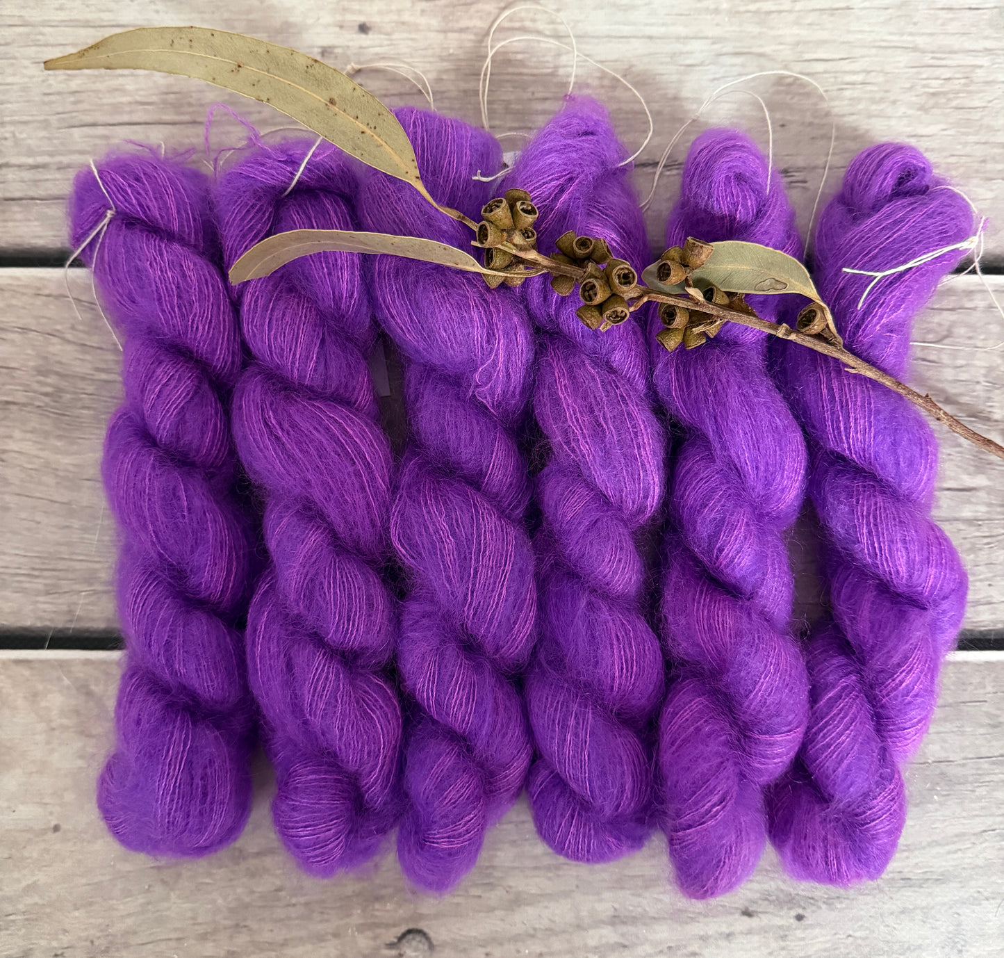 N. Rainbow #21 - 2 ply Silk / Mohair - Shui Yun (20g)