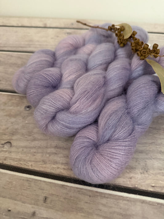 Lilac - Shui Yun Silk/ Mohair - lace weight, 2 ply