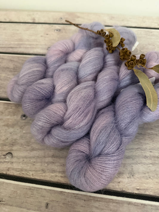 Lilac - Shui Yun Silk/ Mohair - lace weight, 2 ply