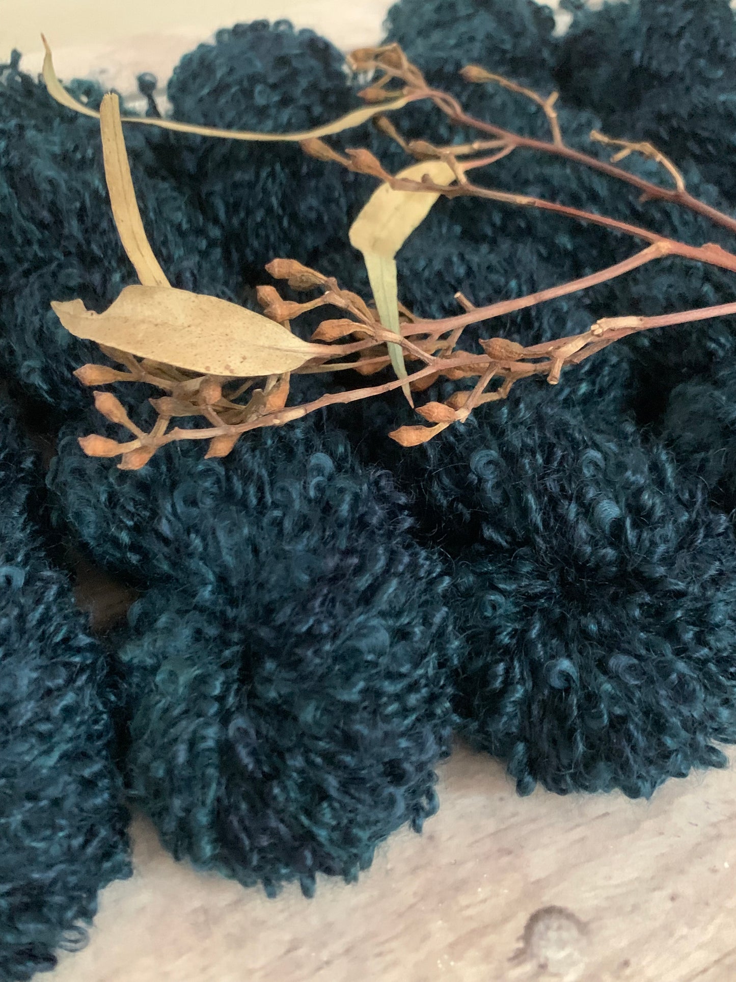 Midnight in Paradise - 12 Ply mohair boucle - Raspberry