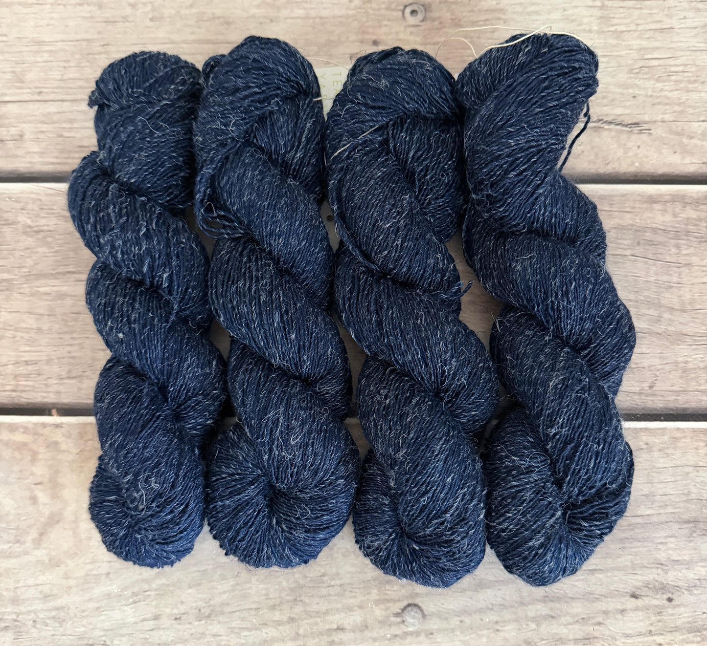 Midnight - merino/linen single - 5 ply - Sassafras