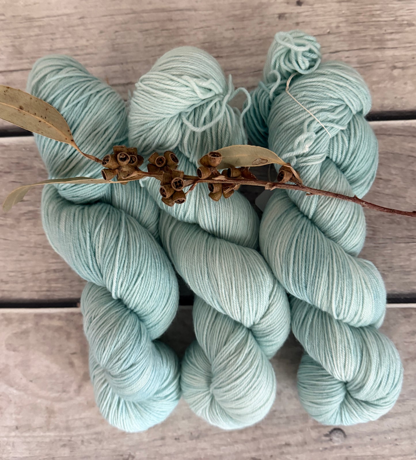 Sea Mist - 4 ply sock yarn in merino and nylon - Darjeeling 4