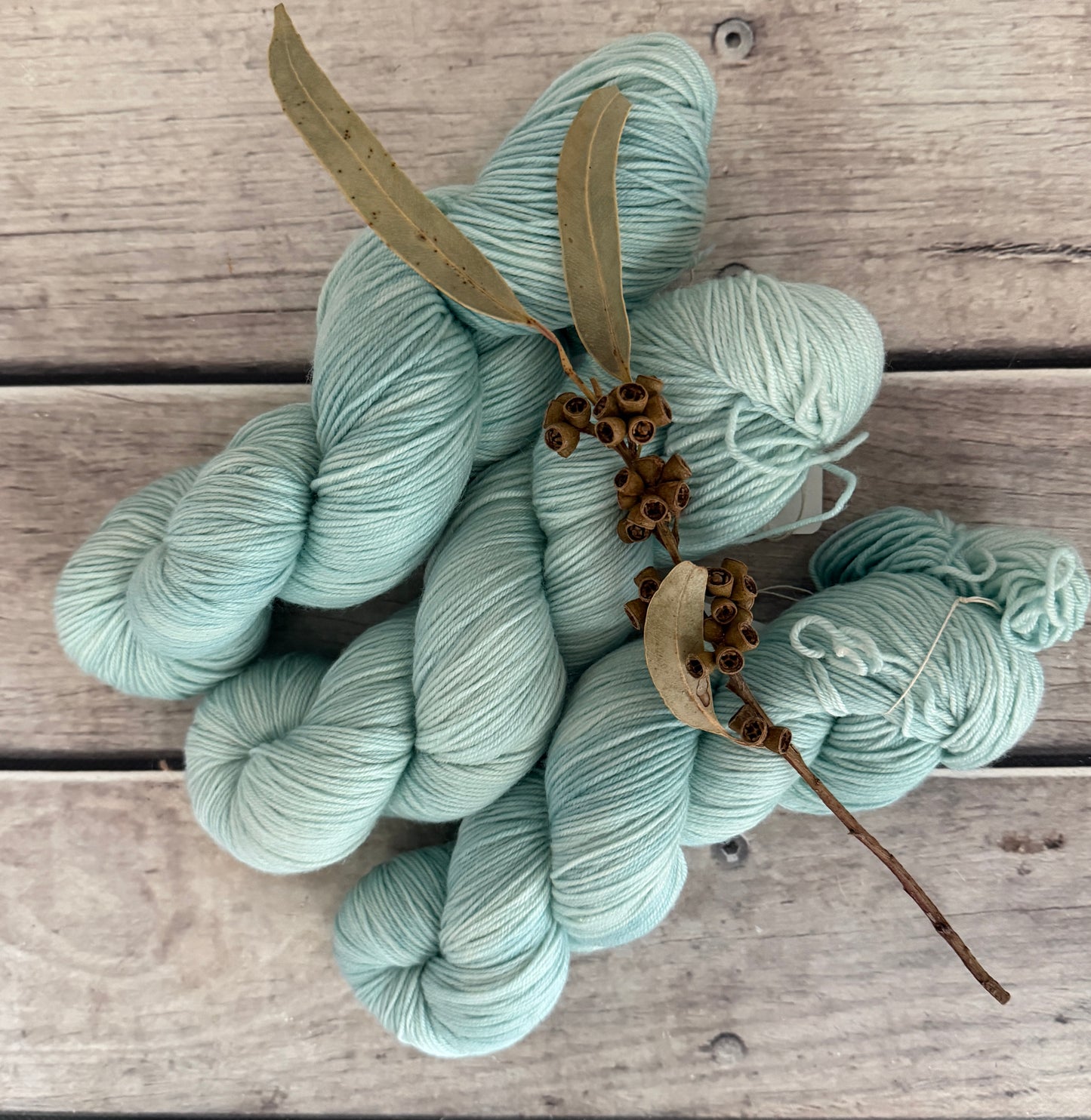 Sea Mist - 4 ply sock yarn in merino and nylon - Darjeeling 4