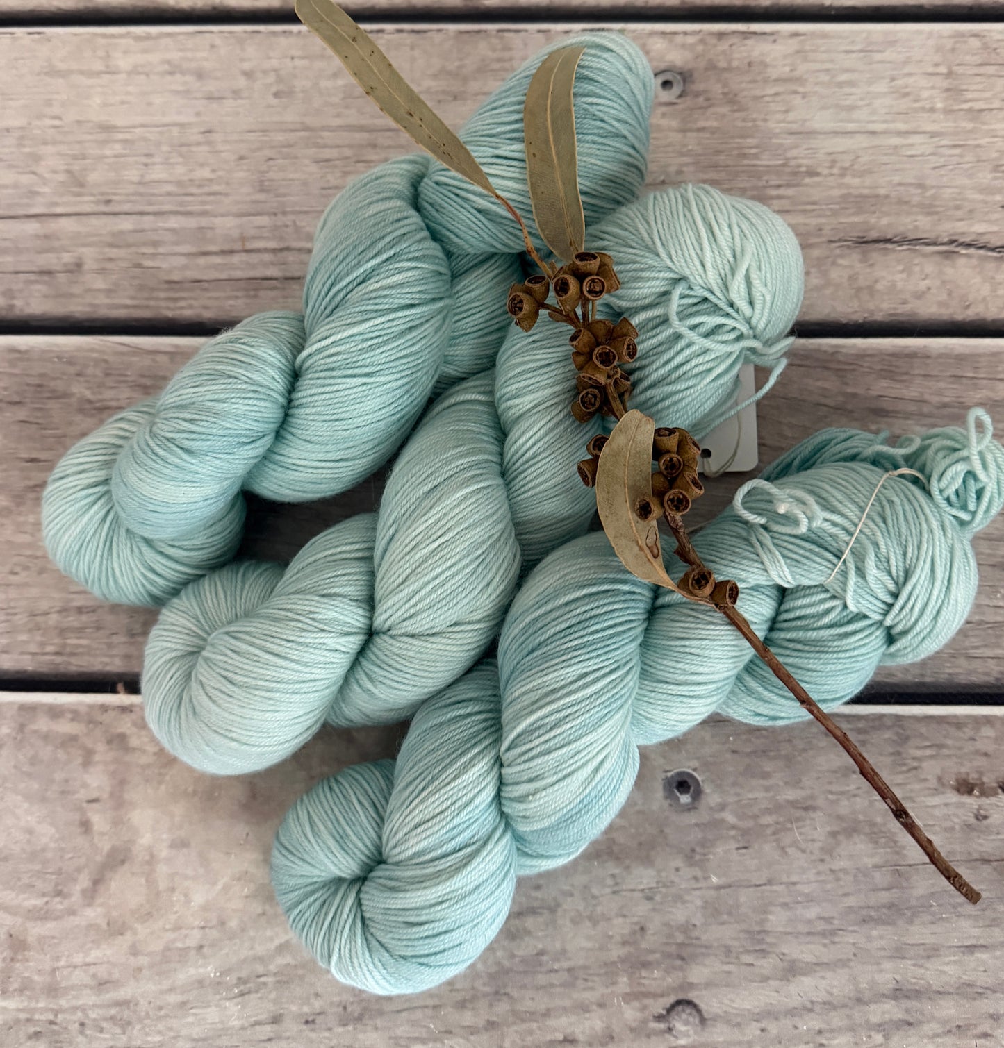 Sea Mist - 4 ply sock yarn in merino and nylon - Darjeeling 4