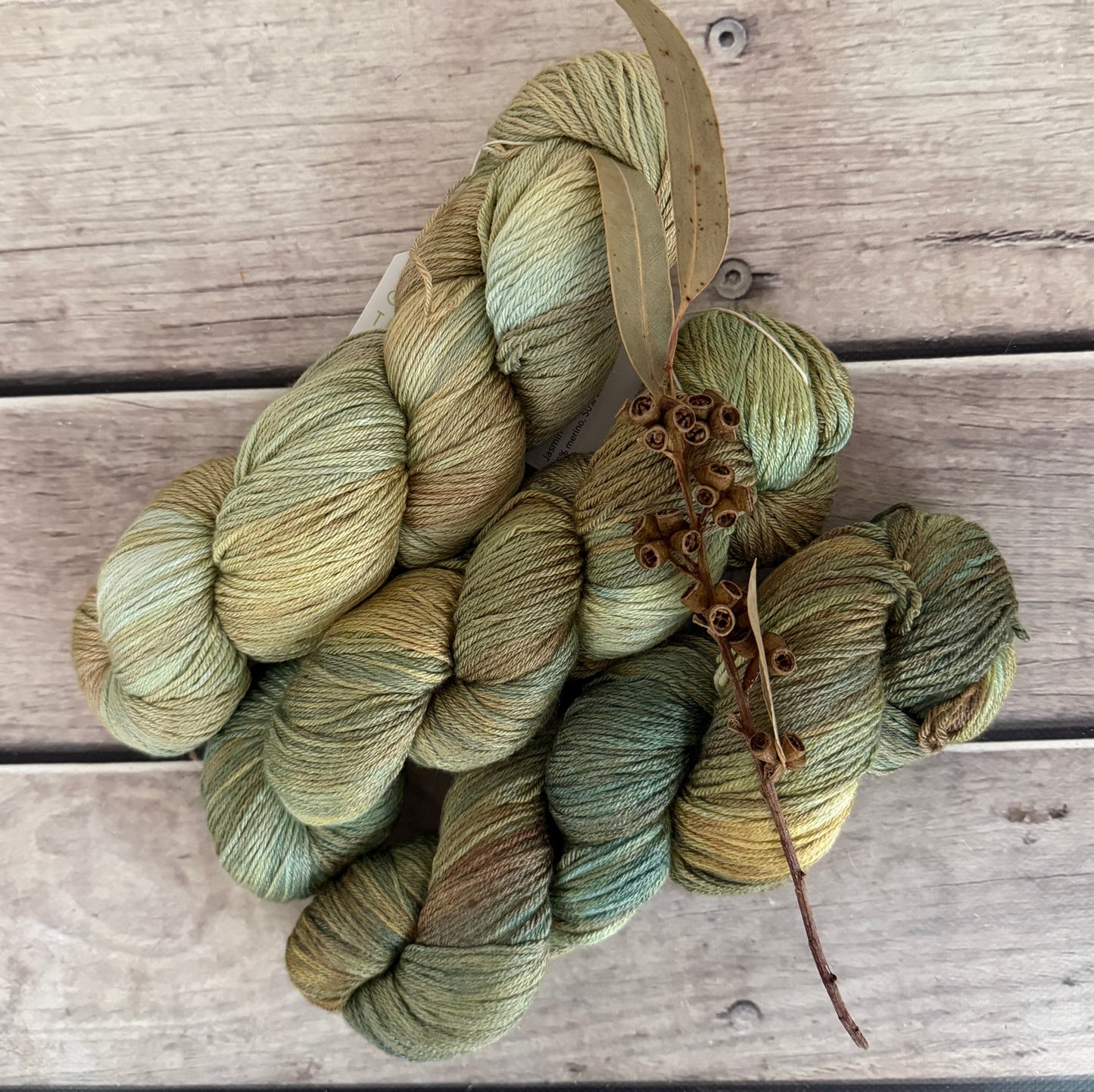 The Mermaids Tale fade : Jasmine 4 merino/silk