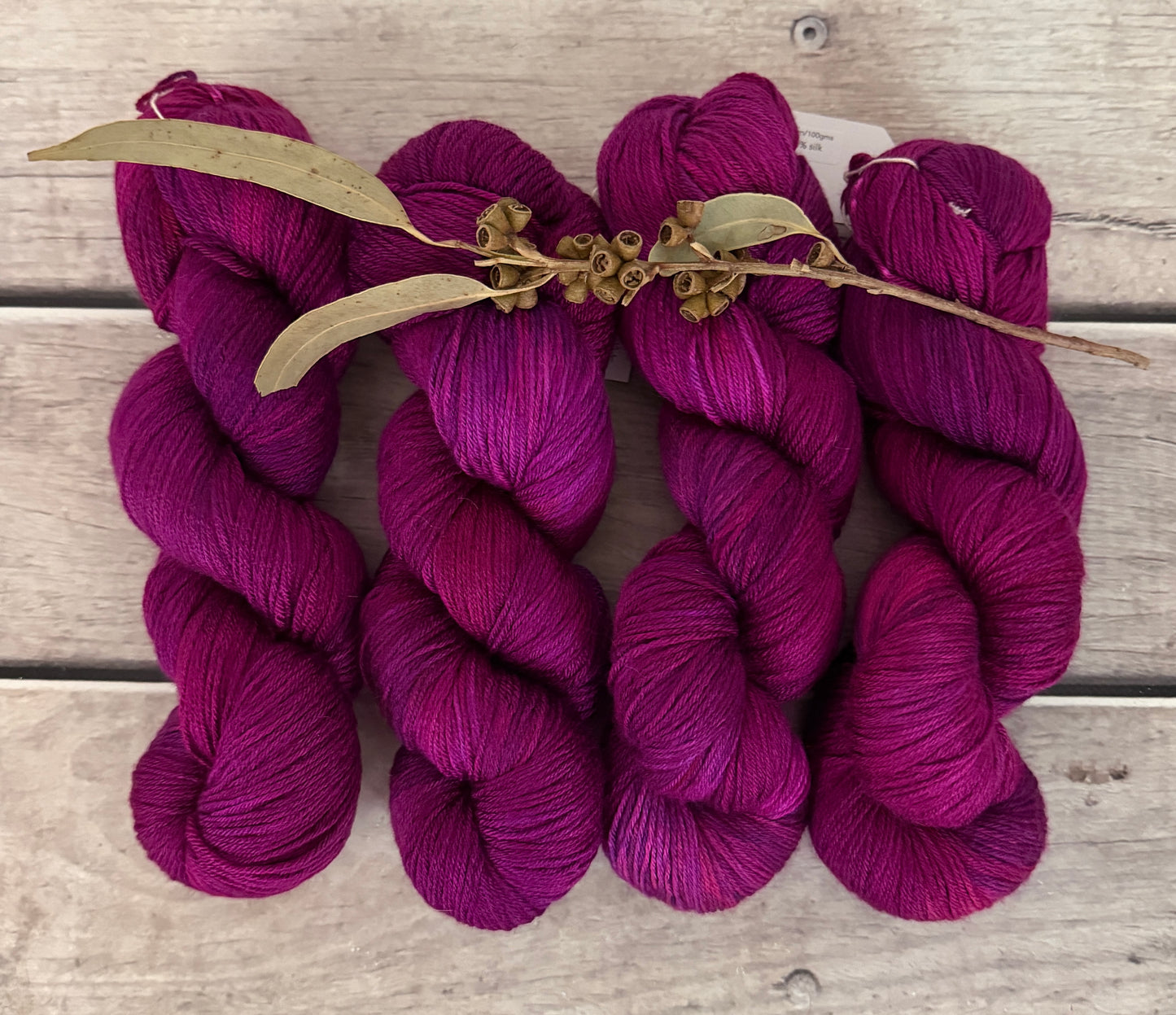 Wild Orchid - 4ply/fingering - silk/merino yarn - Jasmine 4
