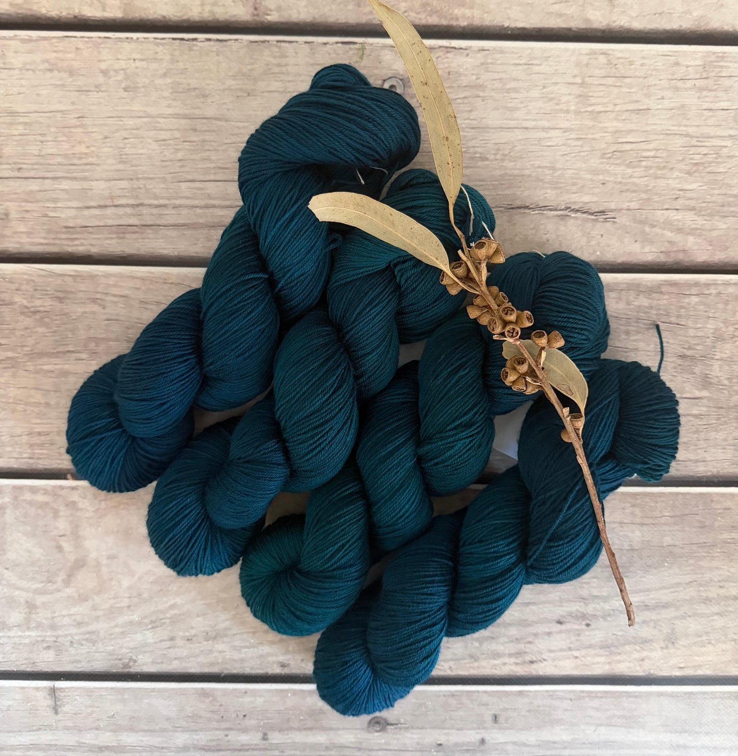 Vintage Button - 4 ply merino/nylon sock yarn - Darjeeling4