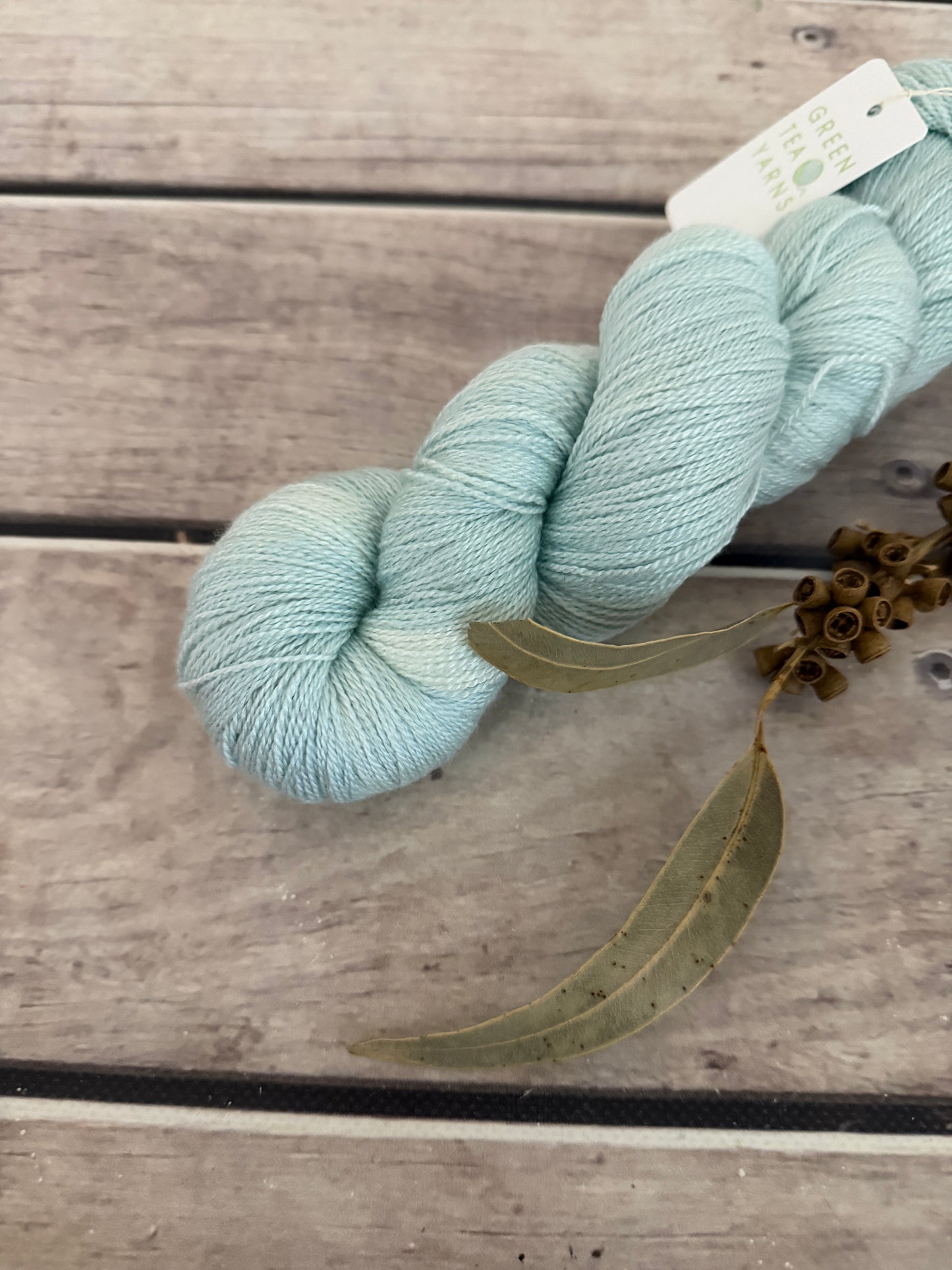 Sea Mist OB - 2 ply/lace - silk/merino - Jasmine 2