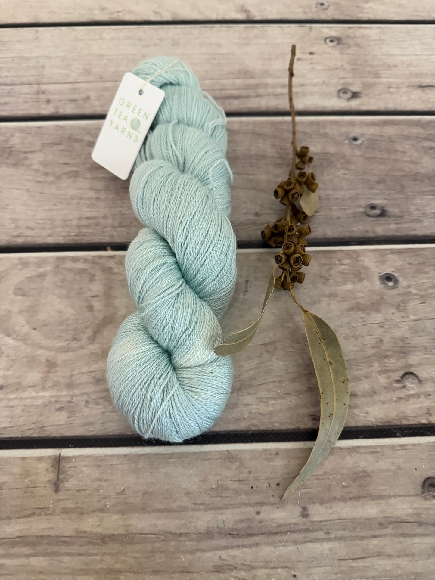 Sea Mist OB - 2 ply/lace - silk/merino - Jasmine 2