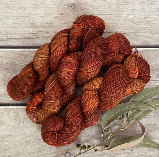 Red Dune - 5 ply silk and merino - Jasmine 5