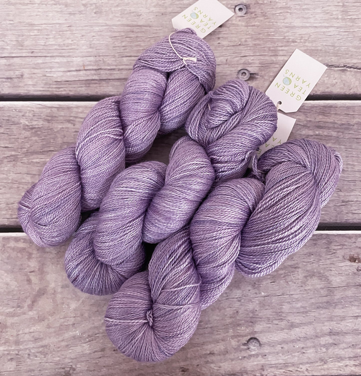 Lilac - 3 ply/ heavy lace - silk and merino - Jasmin 3