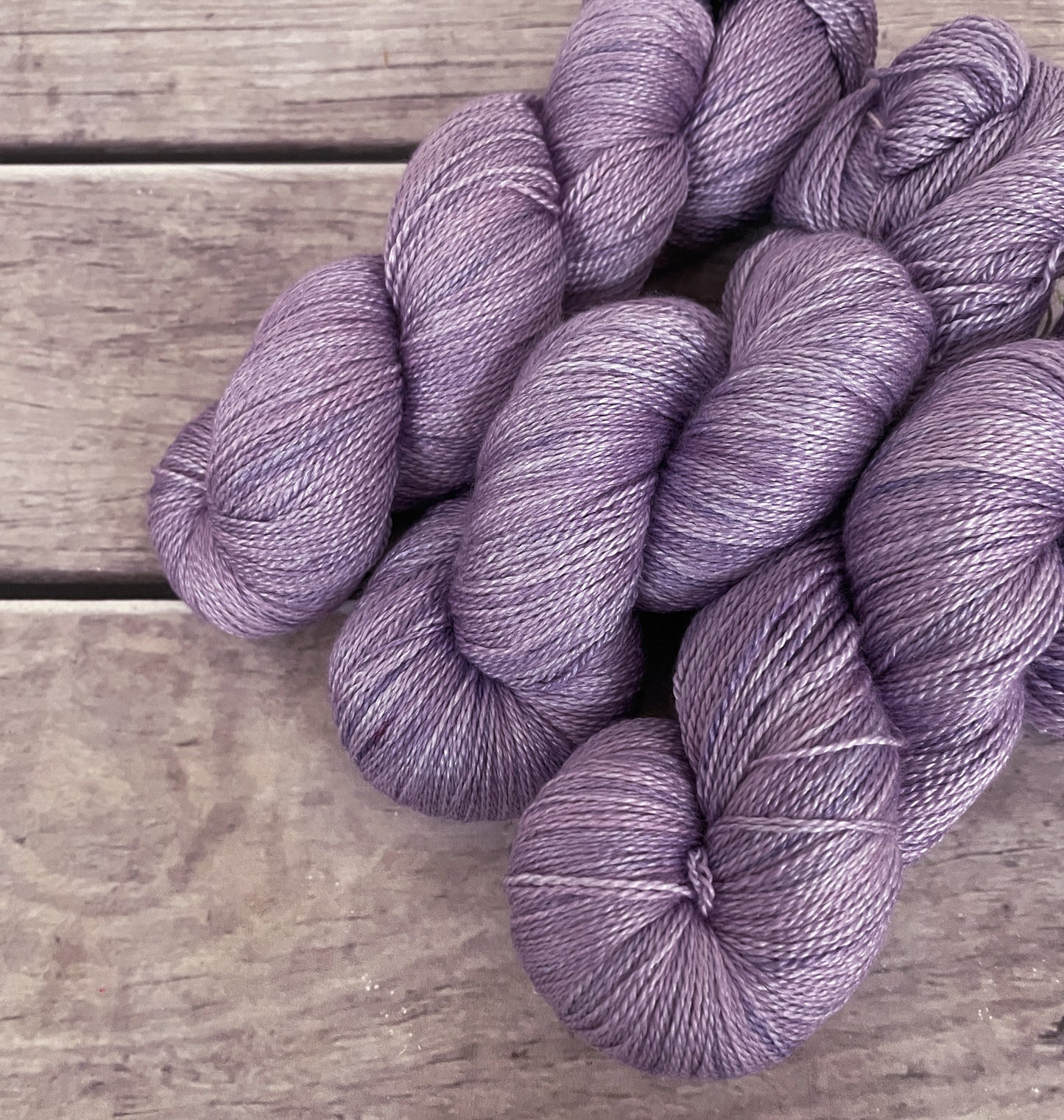 Lilac - 3 ply/ heavy lace - silk and merino - Jasmin 3