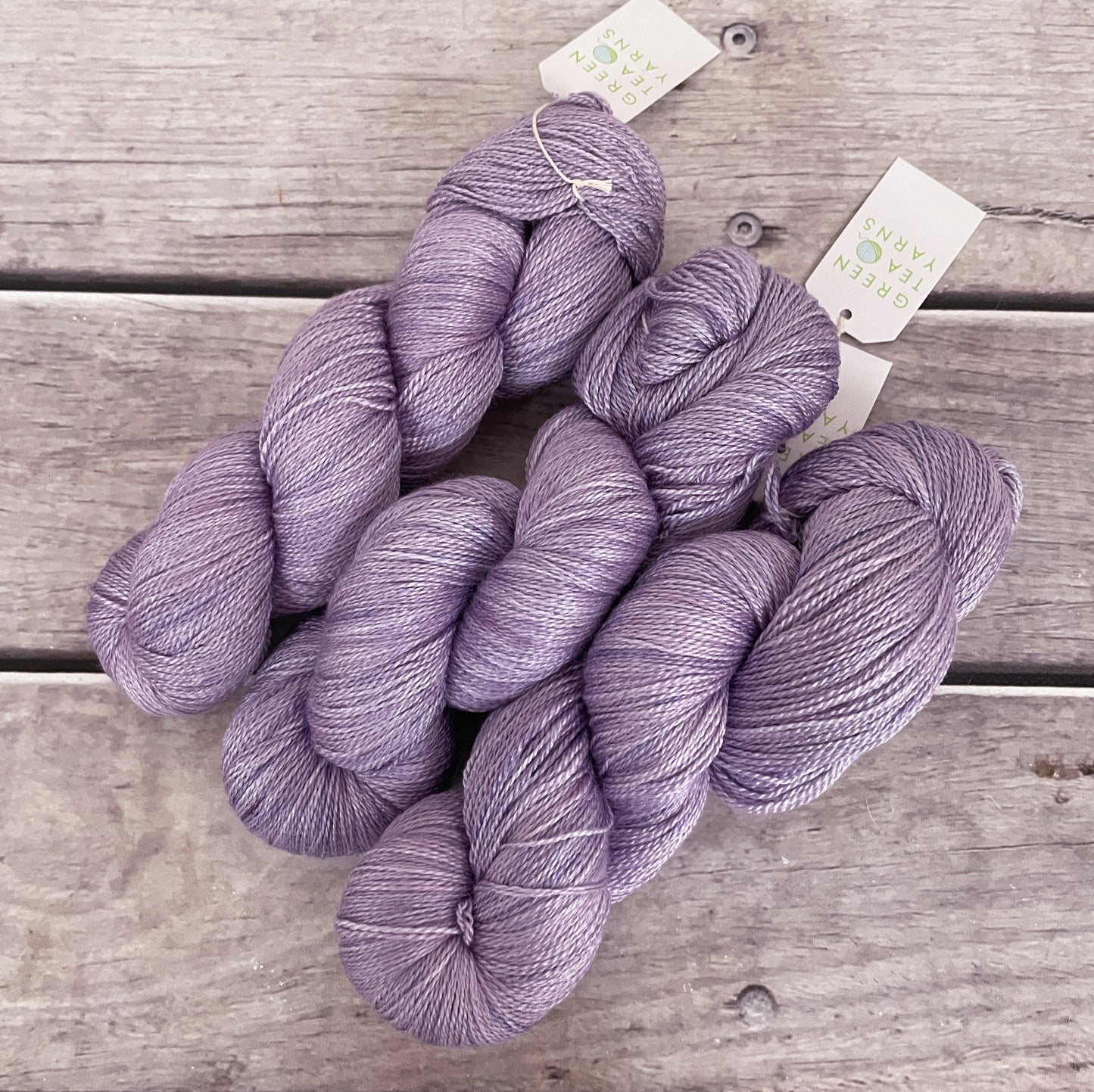 Lilac - 3 ply/ heavy lace - silk and merino - Jasmin 3