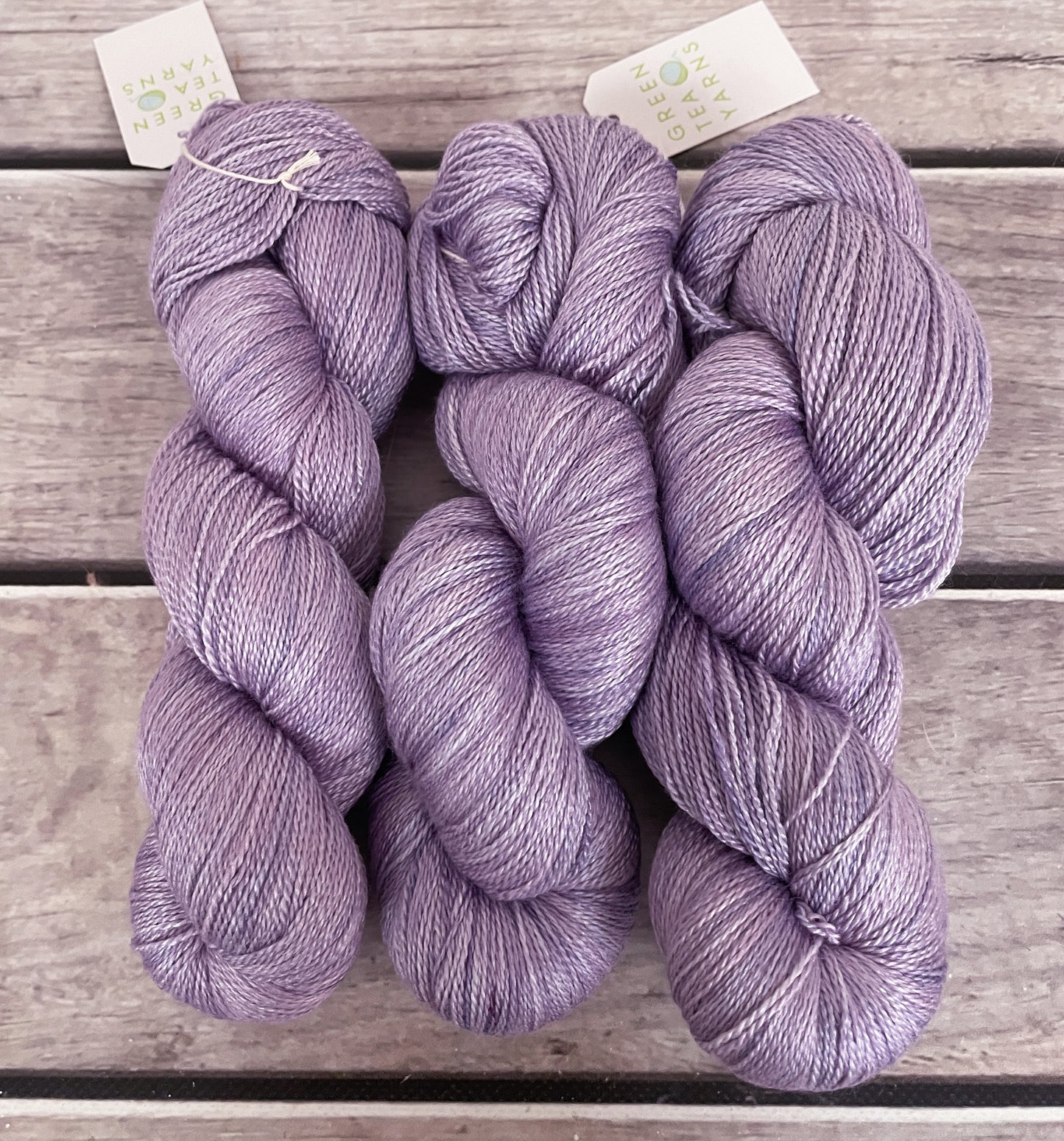 Lilac - 3 ply/ heavy lace - silk and merino - Jasmin 3