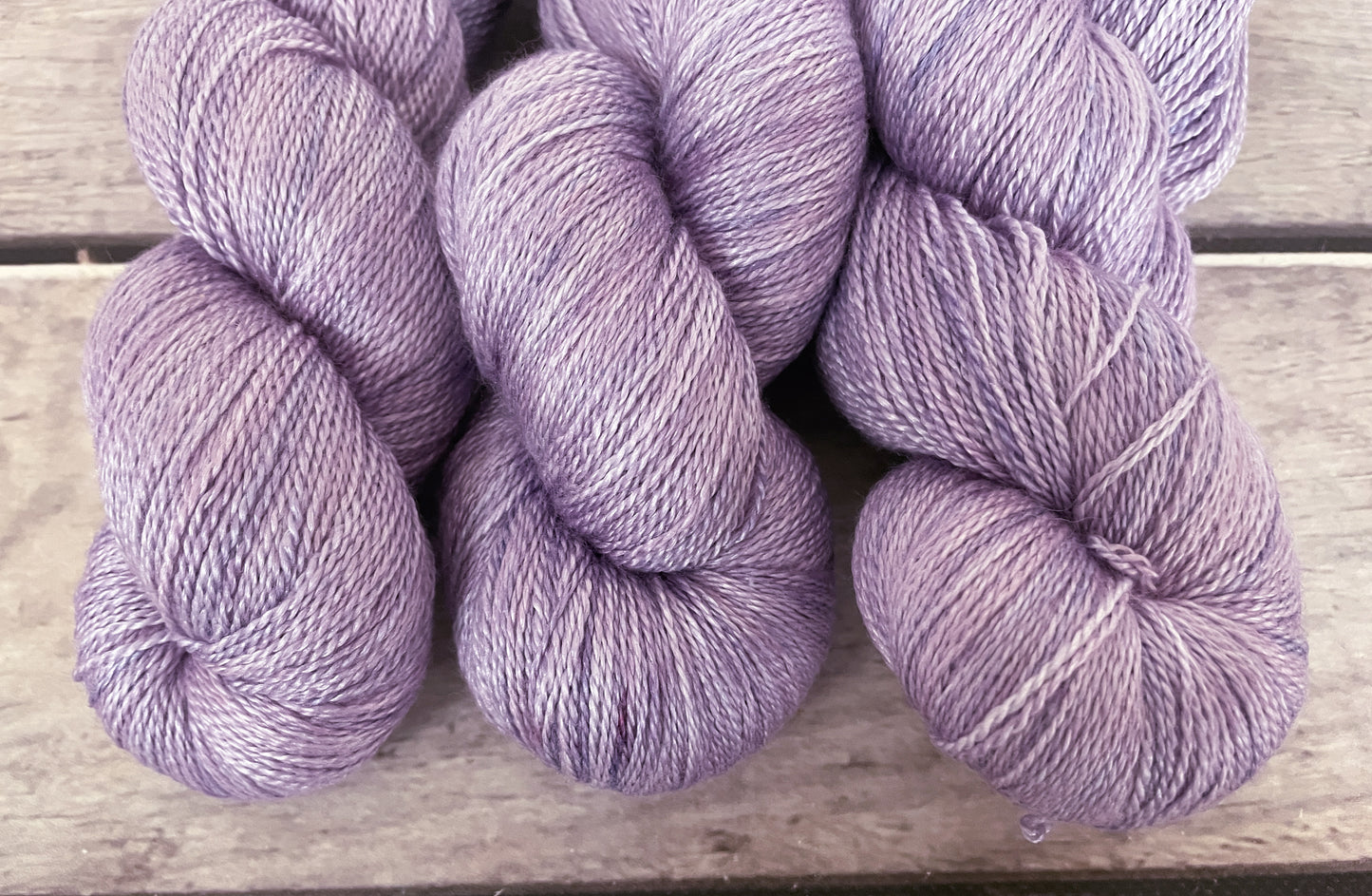 Lilac - 3 ply/ heavy lace - silk and merino - Jasmin 3