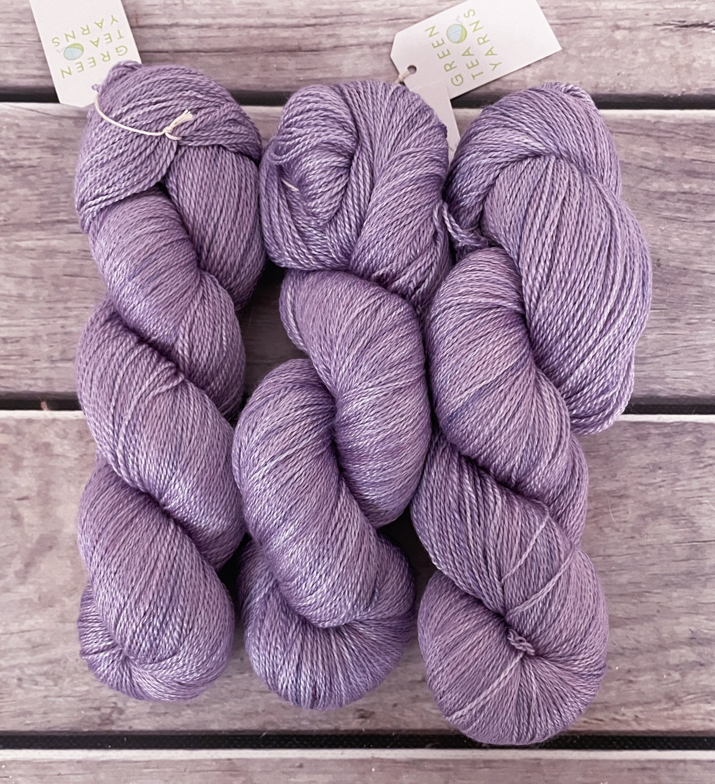 Lilac - 3 ply/ heavy lace - silk and merino - Jasmin 3