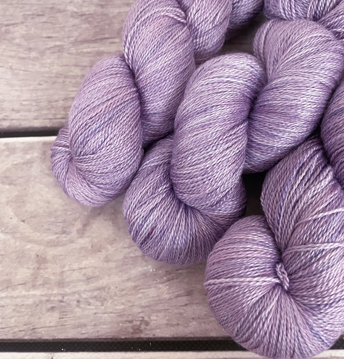 Lilac - 3 ply/ heavy lace - silk and merino - Jasmin 3