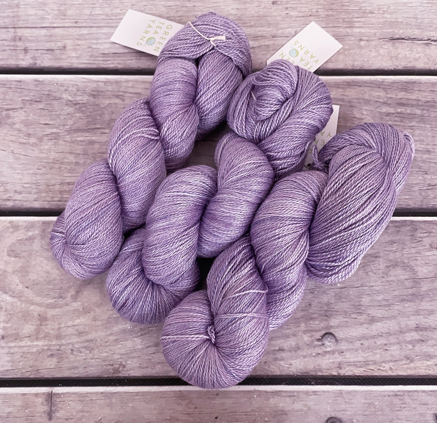 Lilac - 3 ply/ heavy lace - silk and merino - Jasmin 3