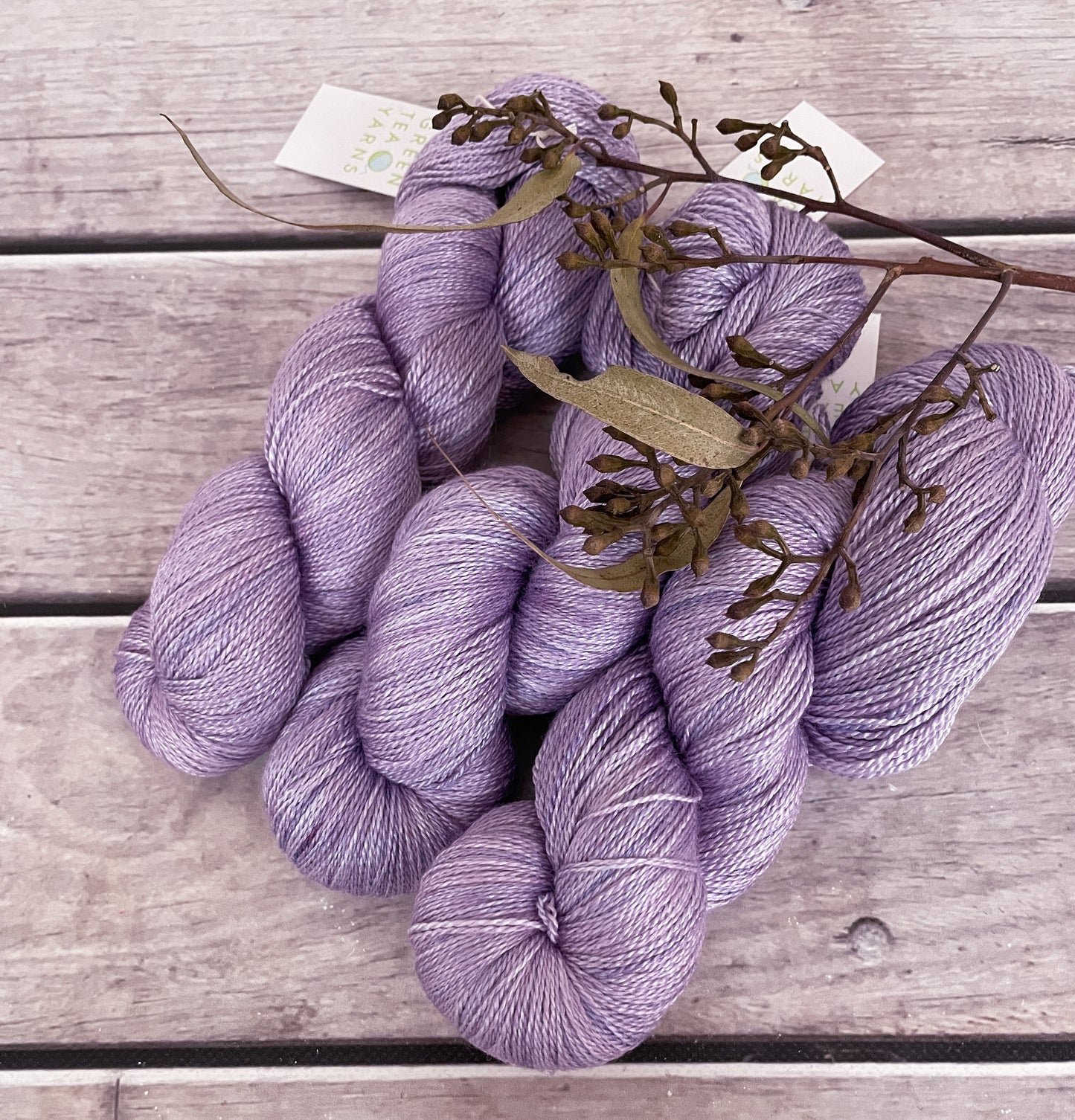 Lilac - 3 ply/ heavy lace - silk and merino - Jasmin 3