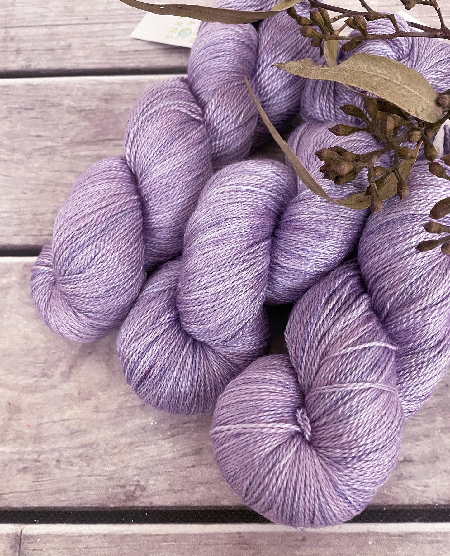 Lilac - 3 ply/ heavy lace - silk and merino - Jasmin 3