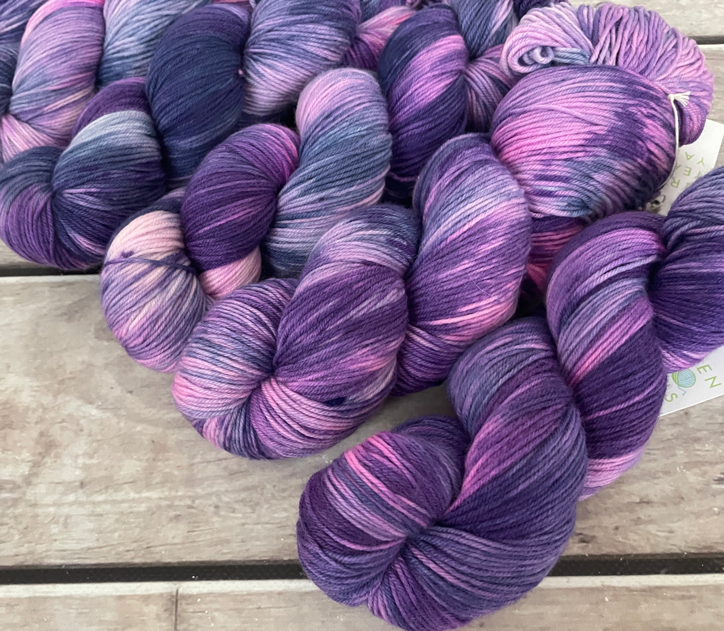 Tropical Sunrise ooak - Darjeeling sock yarn - 4 ply