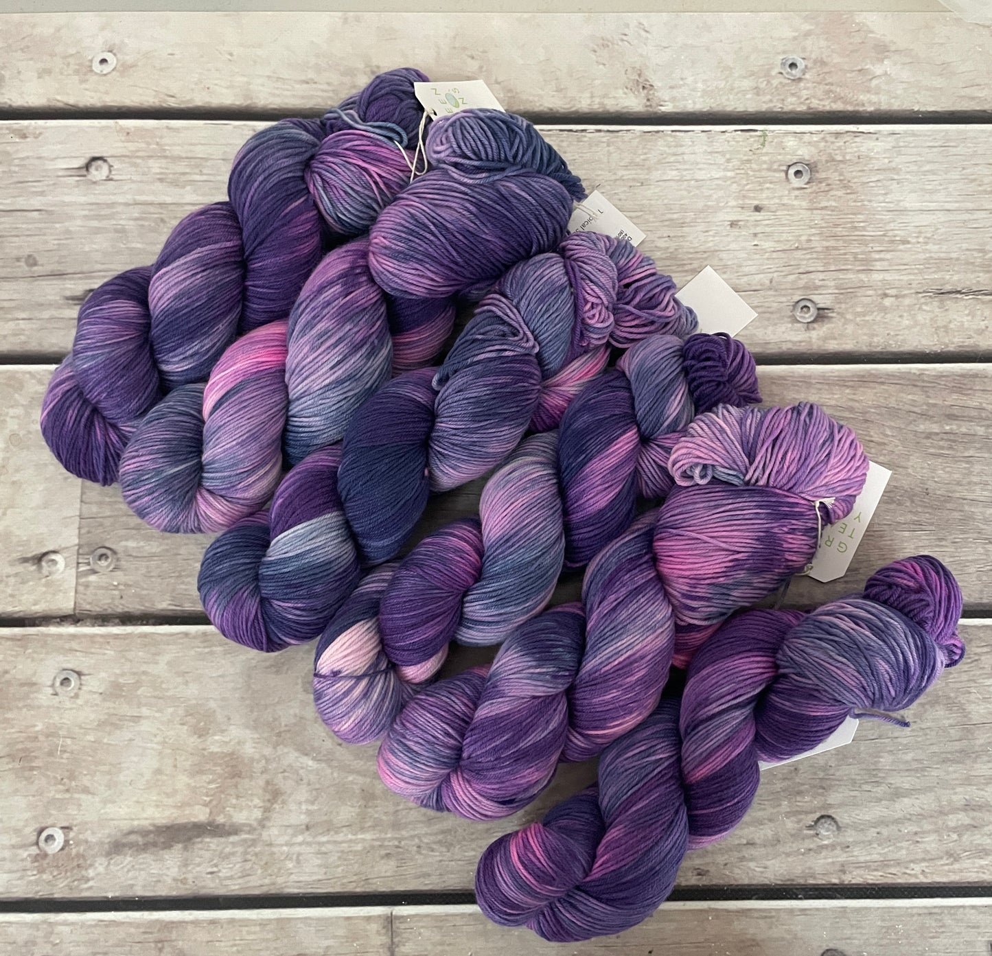 Tropical Sunrise ooak - Darjeeling sock yarn - 4 ply