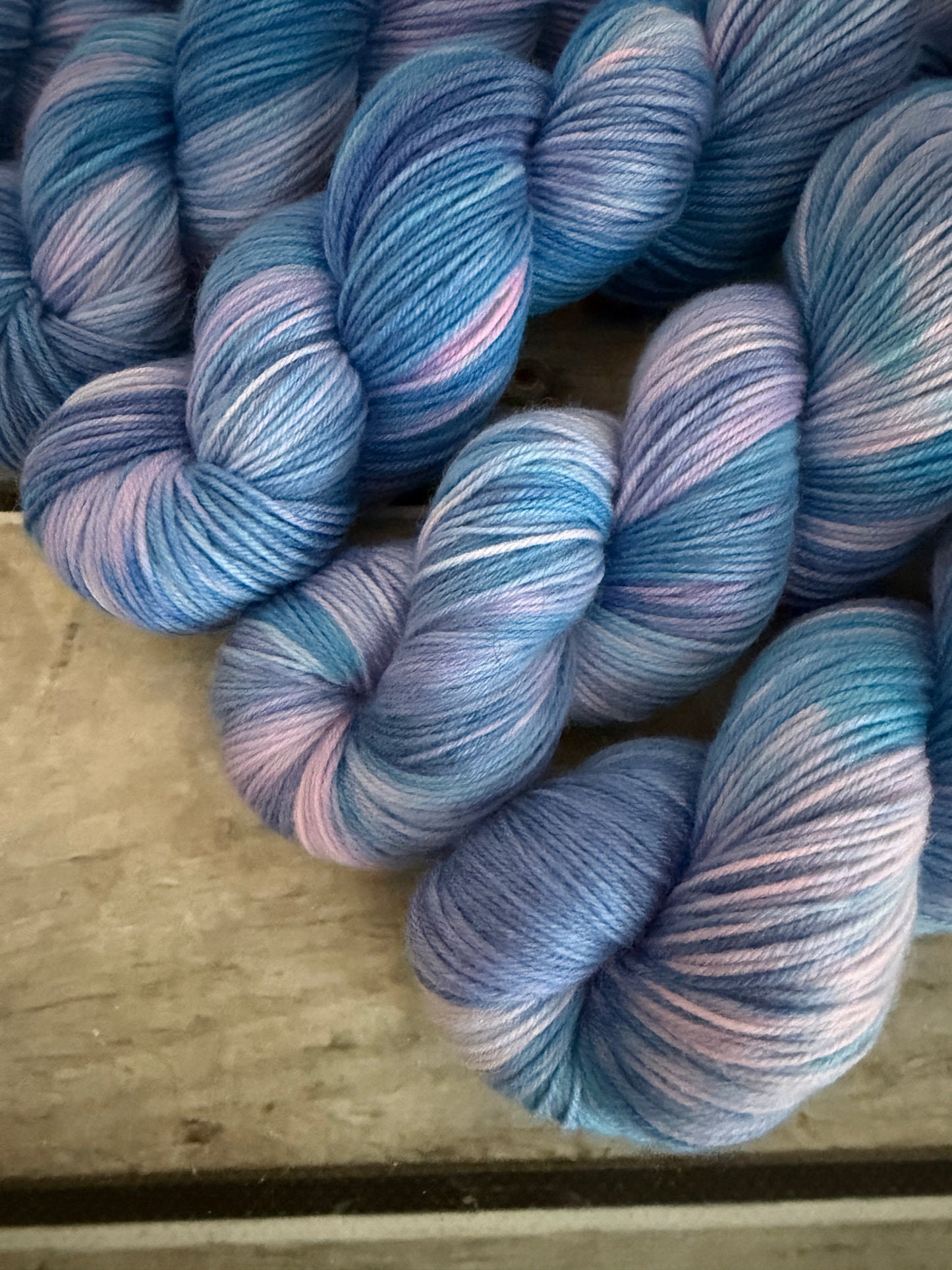 Fairy Floss - 4 ply sock yarn in merino and nylon - Darjeeling 4