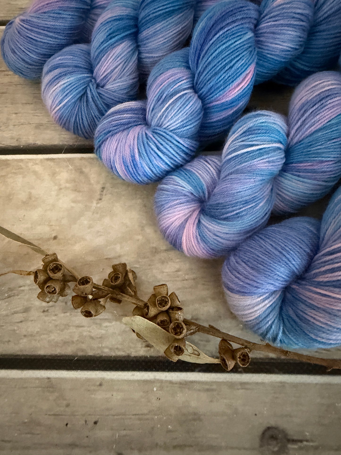 Fairy Floss - 4 ply sock yarn in merino and nylon - Darjeeling 4