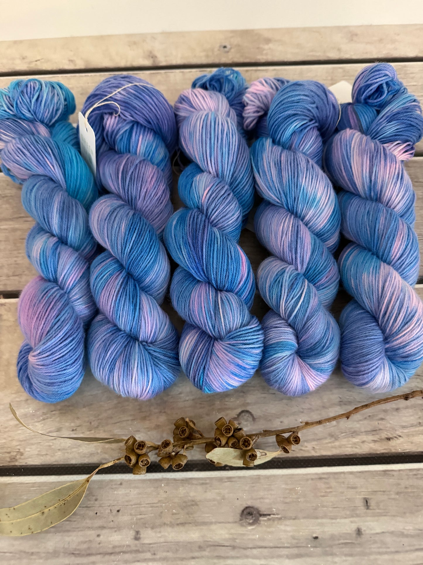 Fairy Floss - 4 ply sock yarn in merino and nylon - Darjeeling 4