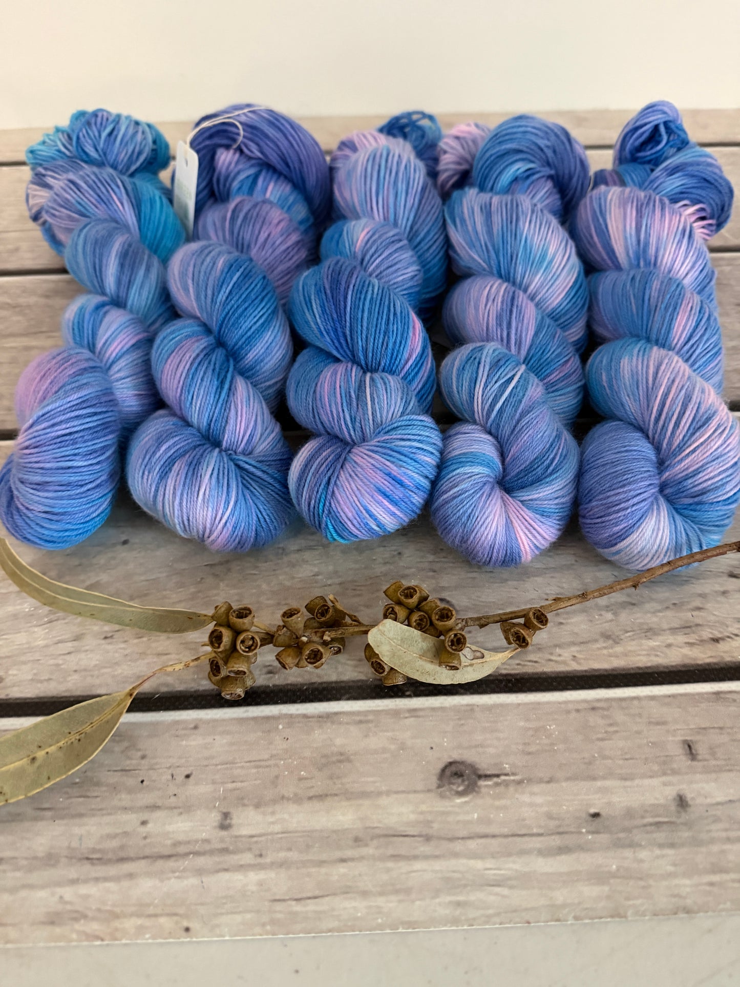 Fairy Floss - 4 ply sock yarn in merino and nylon - Darjeeling 4