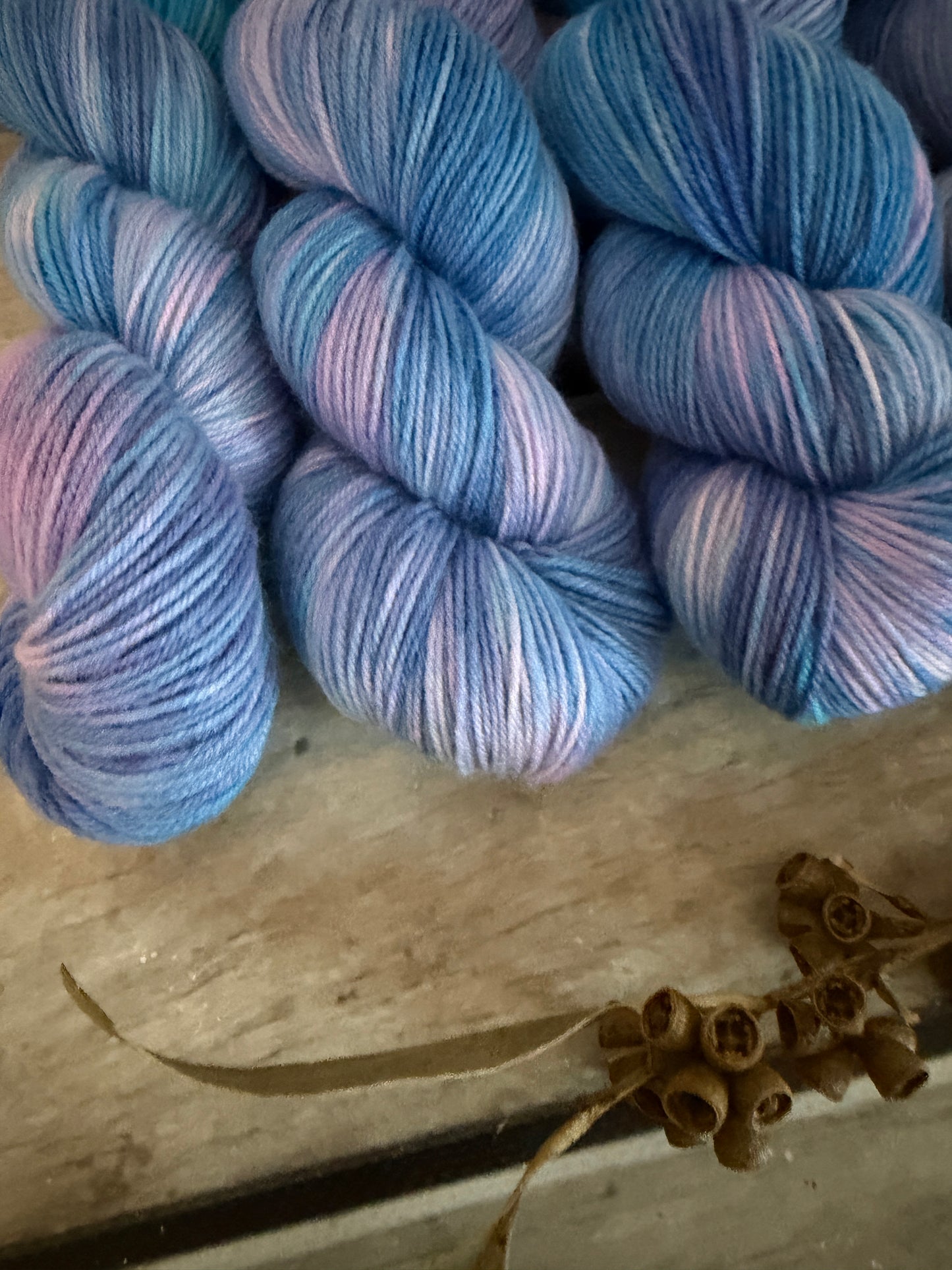 Fairy Floss - 4 ply sock yarn in merino and nylon - Darjeeling 4