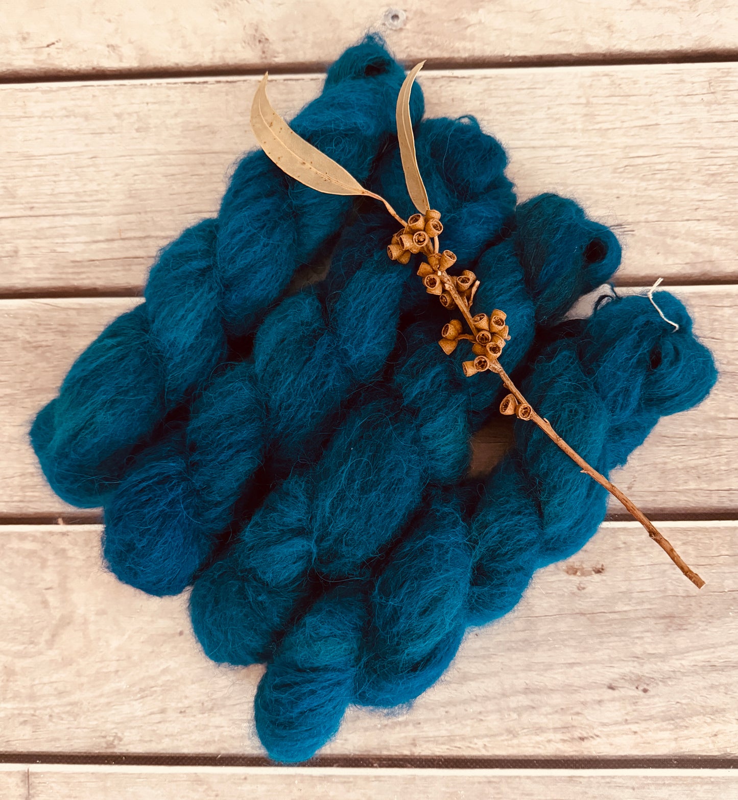 Vintage Button - 3 Ply baby suri/silk - Fenugreek