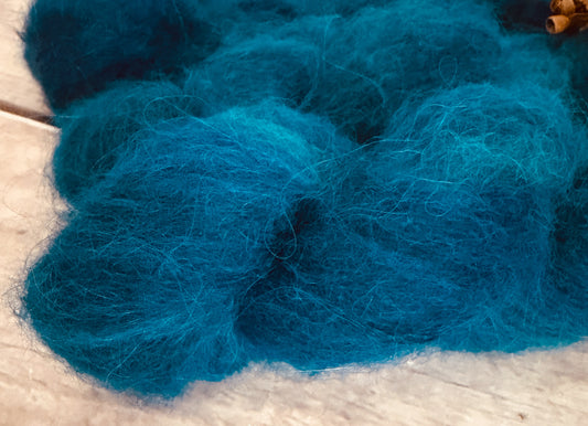 Vintage Button - 3 Ply baby suri/silk - Fenugreek