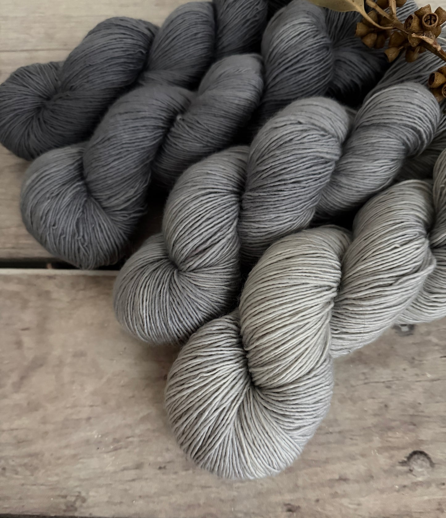 Hush_ 4 skein fade_ sw merino single _ Pine