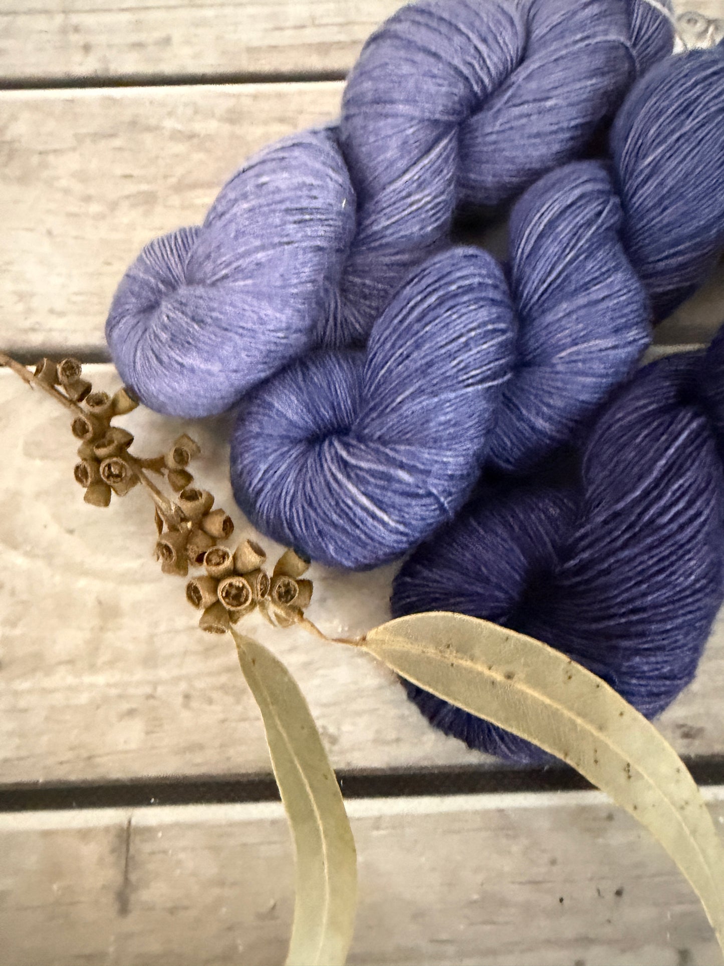 Gloam - 3 skein set - 4 ply single/Osmanthus