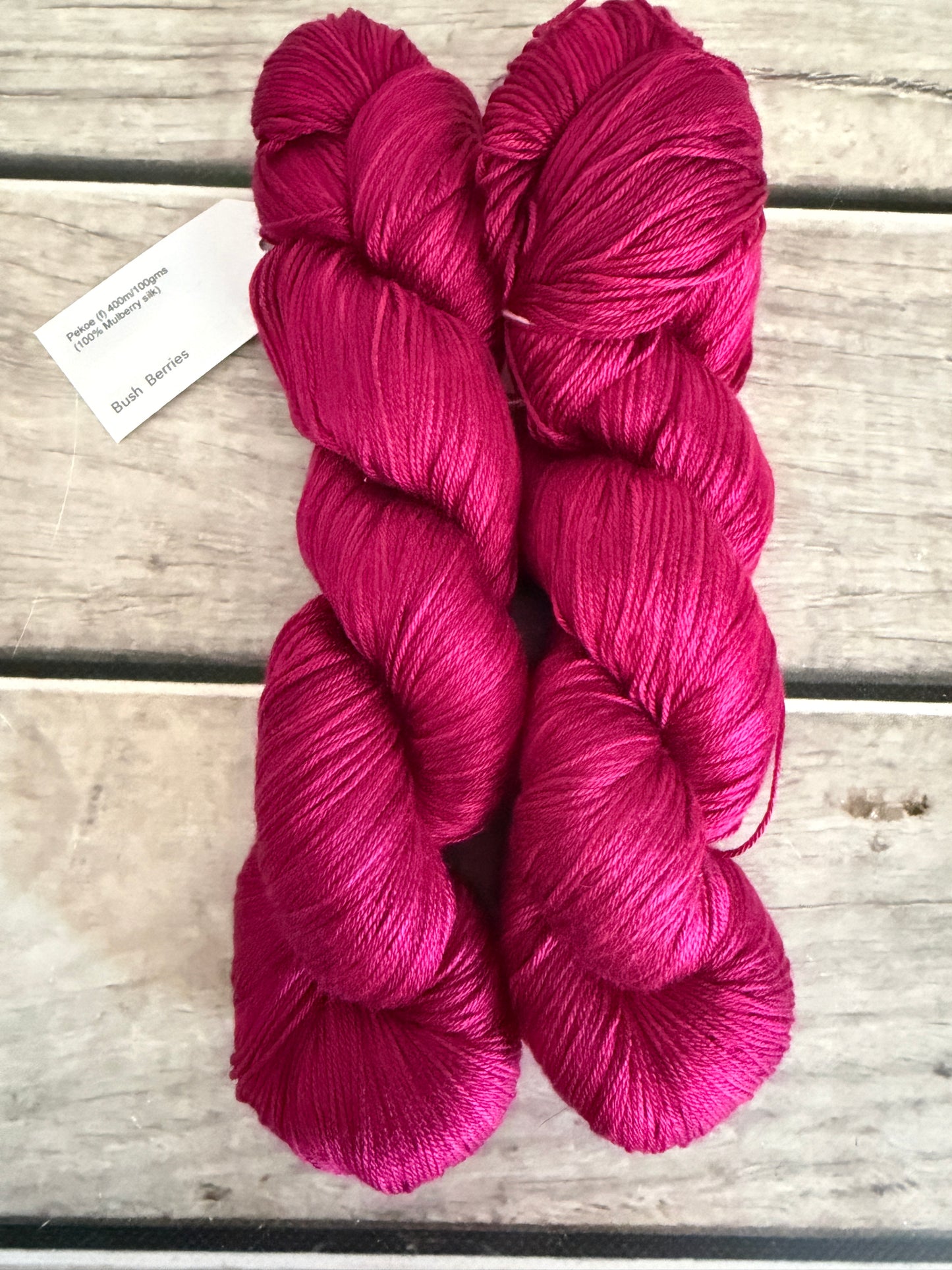 Bush Berries - 4 ply in Mulberry silk - Pekoe f