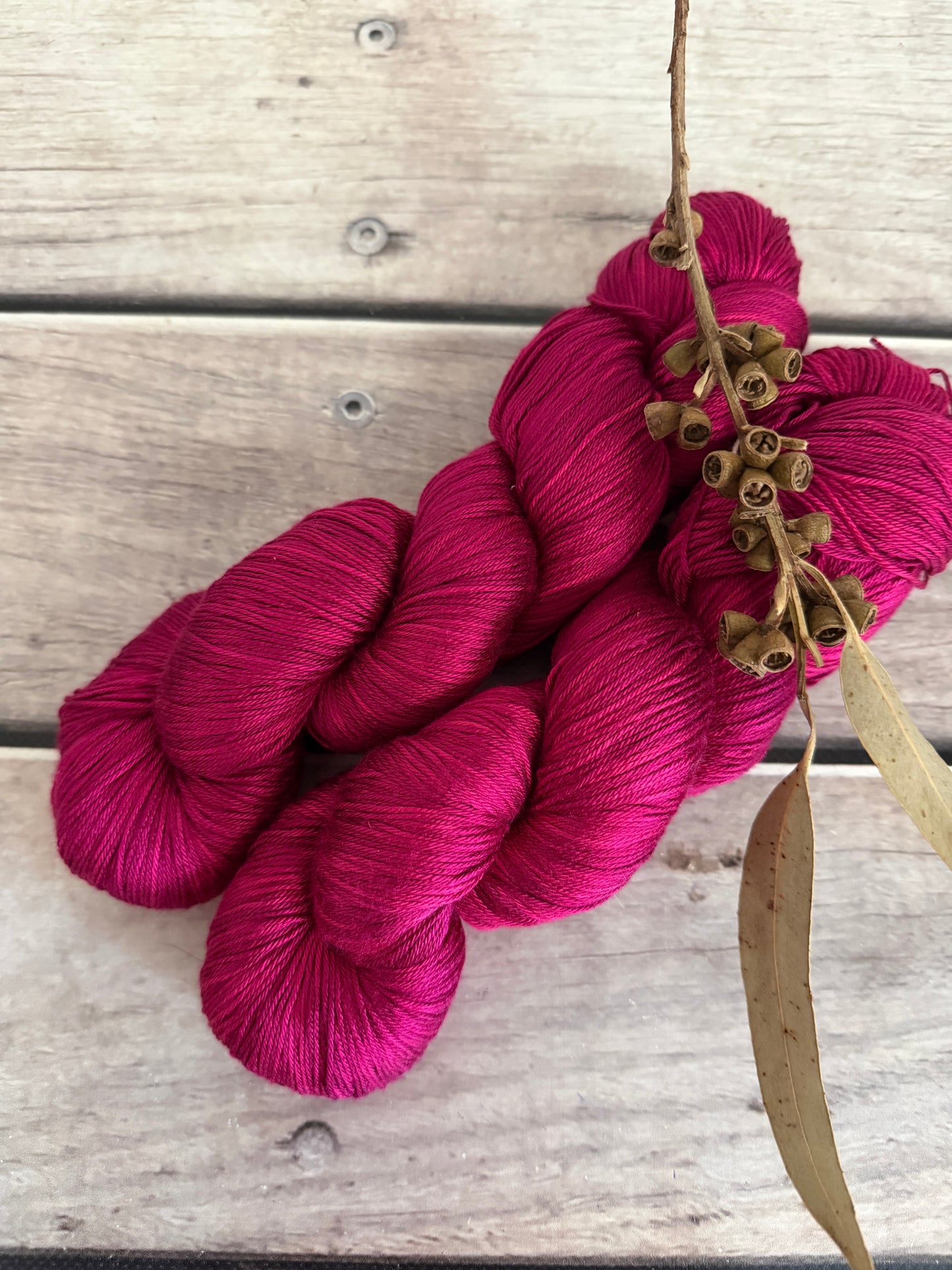 Bush Berries - 4 ply in Mulberry silk - Pekoe f