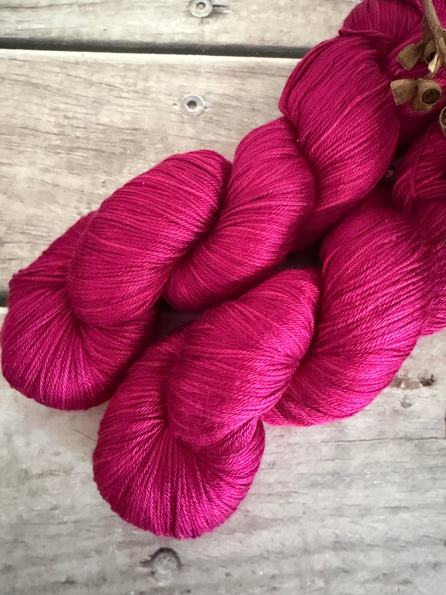 Bush Berries - 4 ply in Mulberry silk - Pekoe f